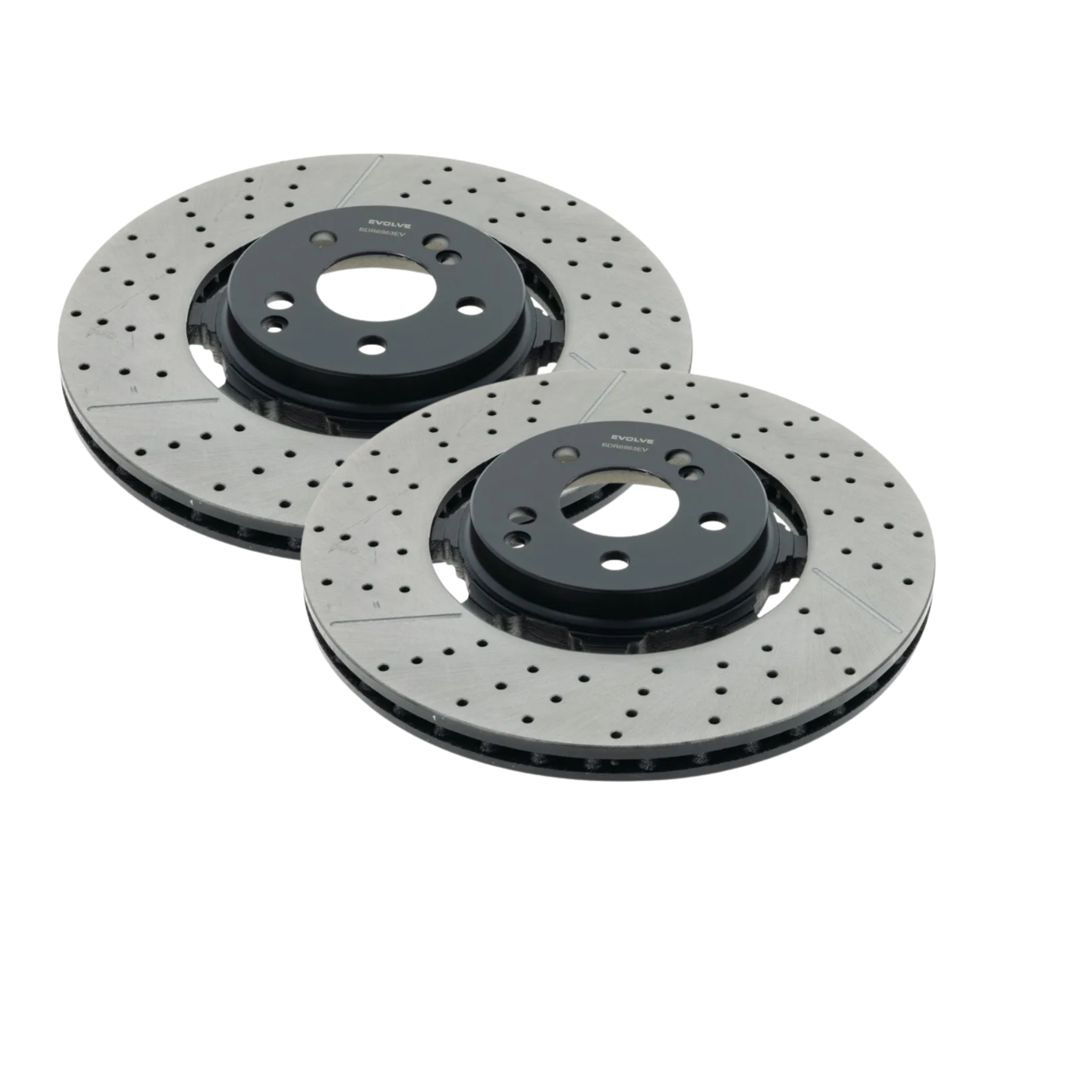 Mercedes-Benz E63S AMG W213 (17+) Rear Drilled Brake Rotors Pair