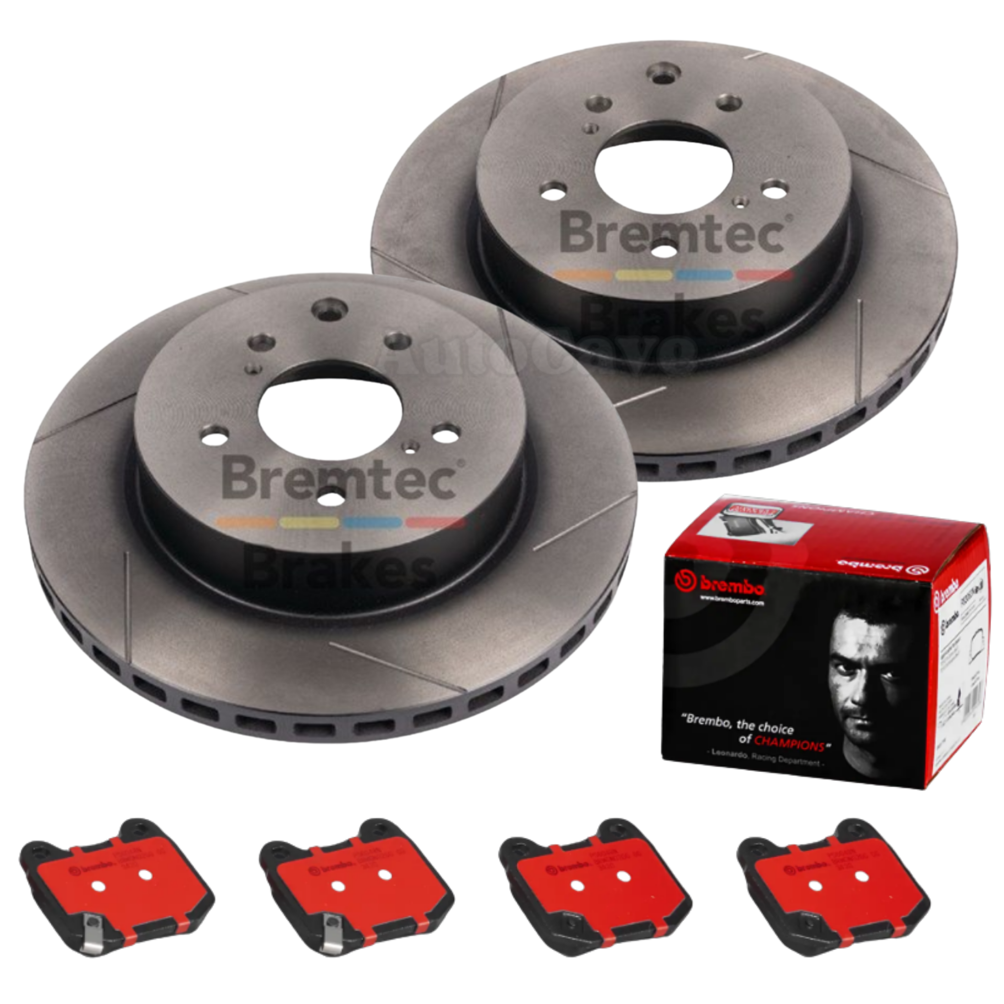 Rear Brembo Slotted Brake Package Nissan Skyline GTR R32 R33 R34
