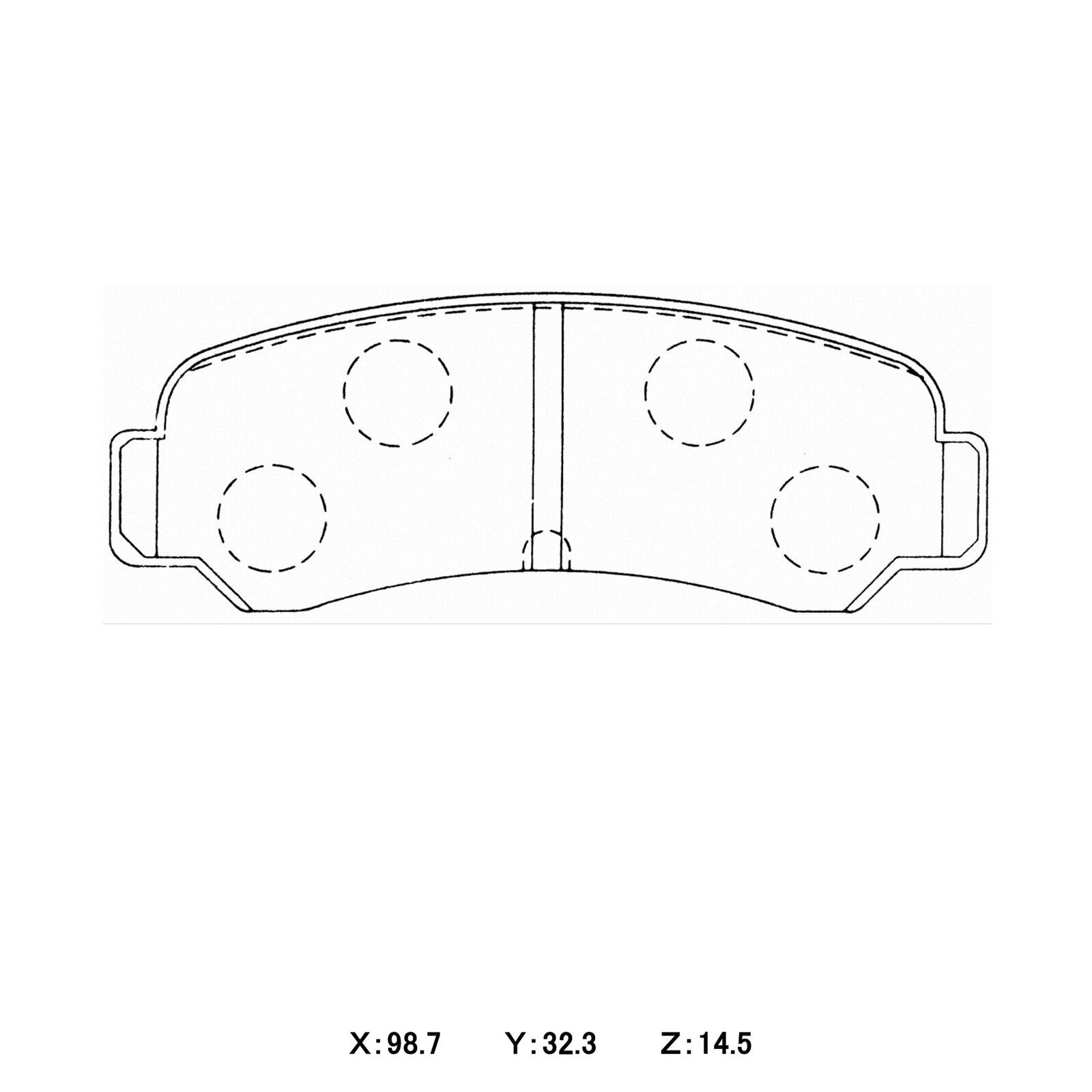 WinmaX W5 Performance Trackday Brake Pads Toyota AE86