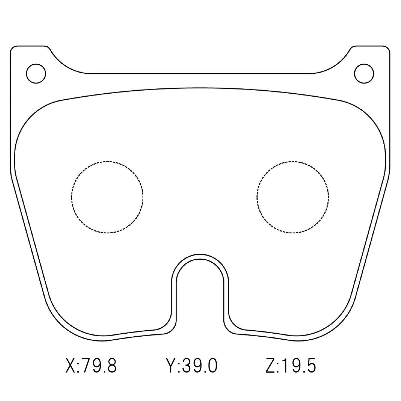 WinmaX W1 Performance Street Brake Pads Brembo Caliper 8-pads