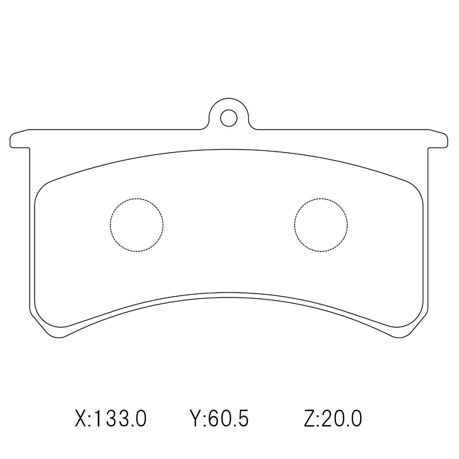 WinmaX W5 Performance Trackday Brake Pads Wilwood Superlite 7320