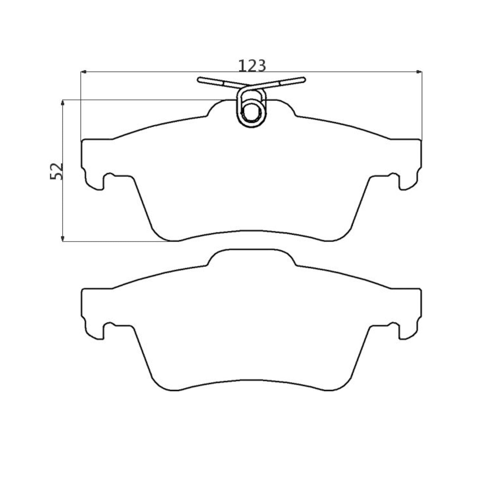 WinmaX W1 Street Performance Brake Pads Ford Focus ST, RS