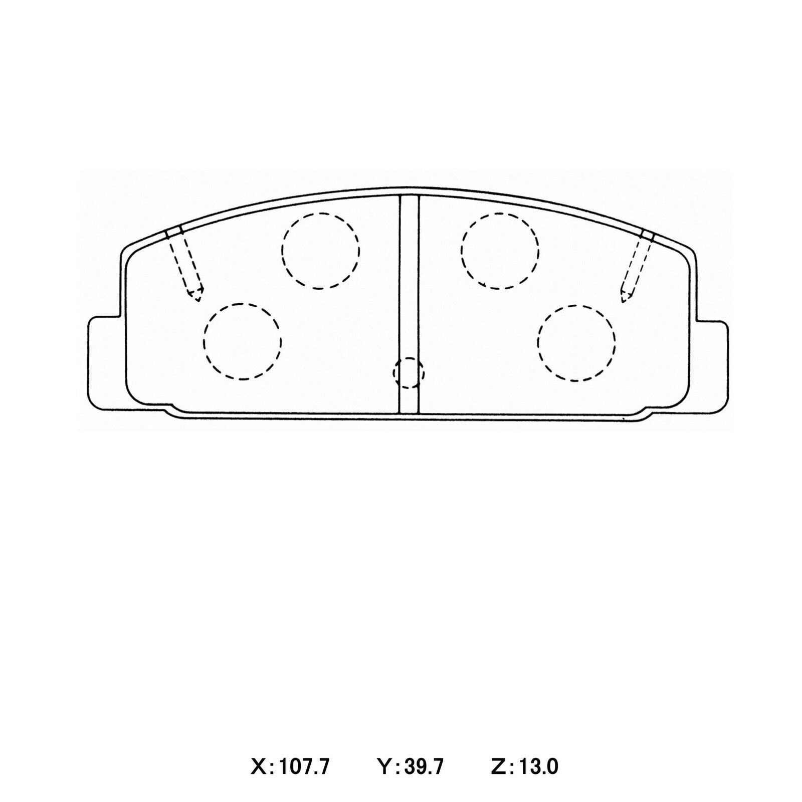 WinmaX W1 Street Performance Brake Pads Mazda RX7 FC / FD Rear