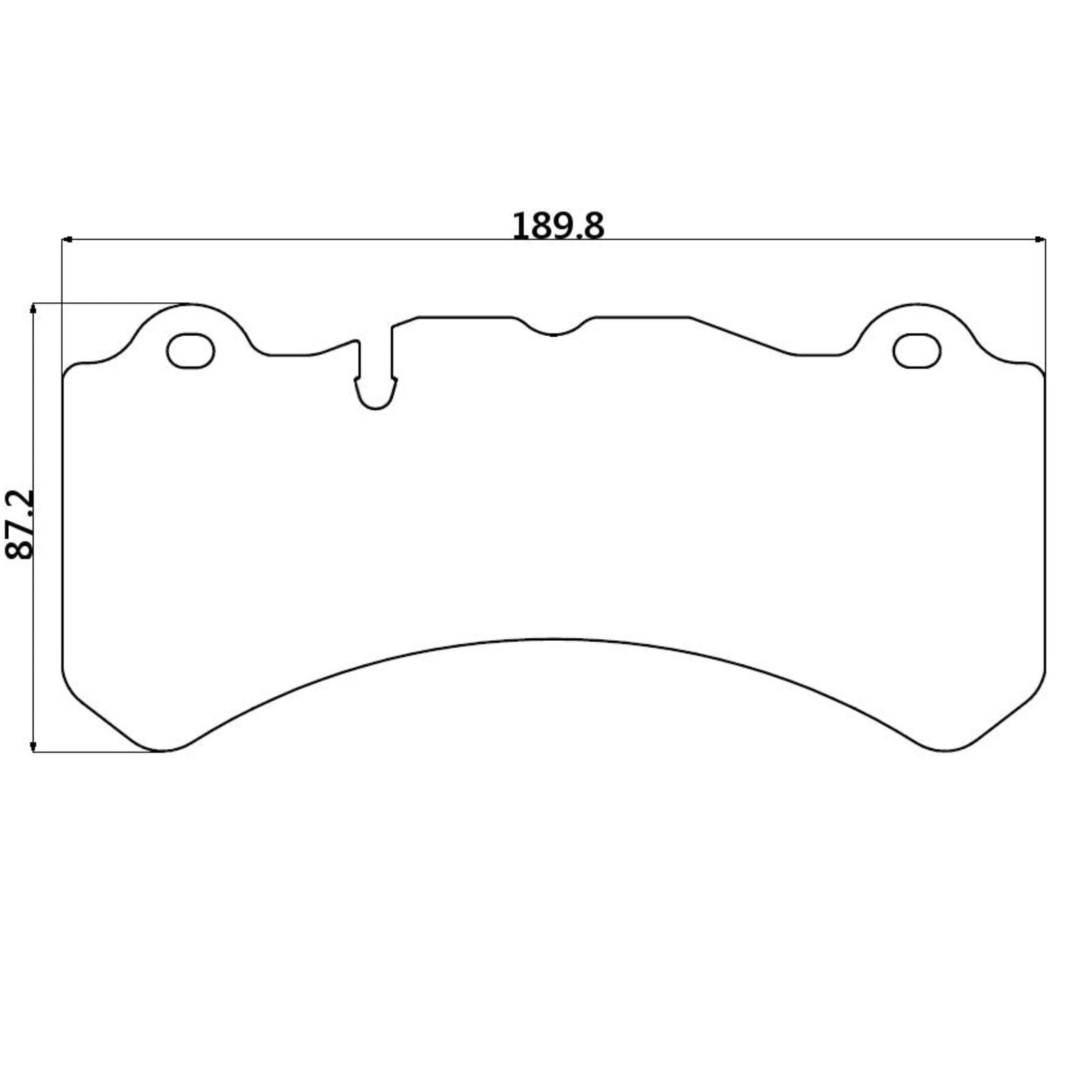 WinmaX W1 Street Performance Brake Pads Brembo 6 pot GT Performance caliper RD57