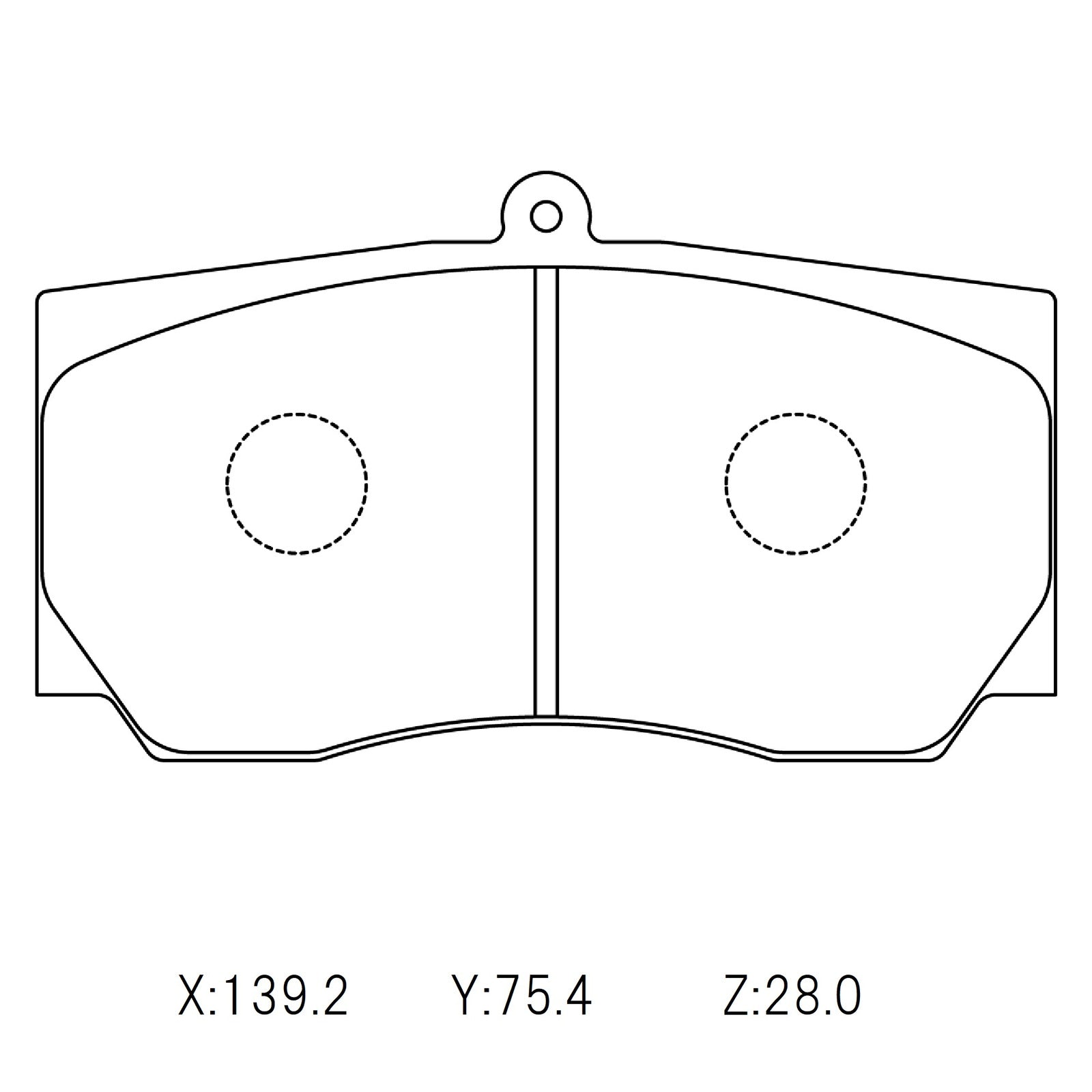 WinmaX W1 Street Performance Brake Pads Brembo B19, Wilwood Integra HP