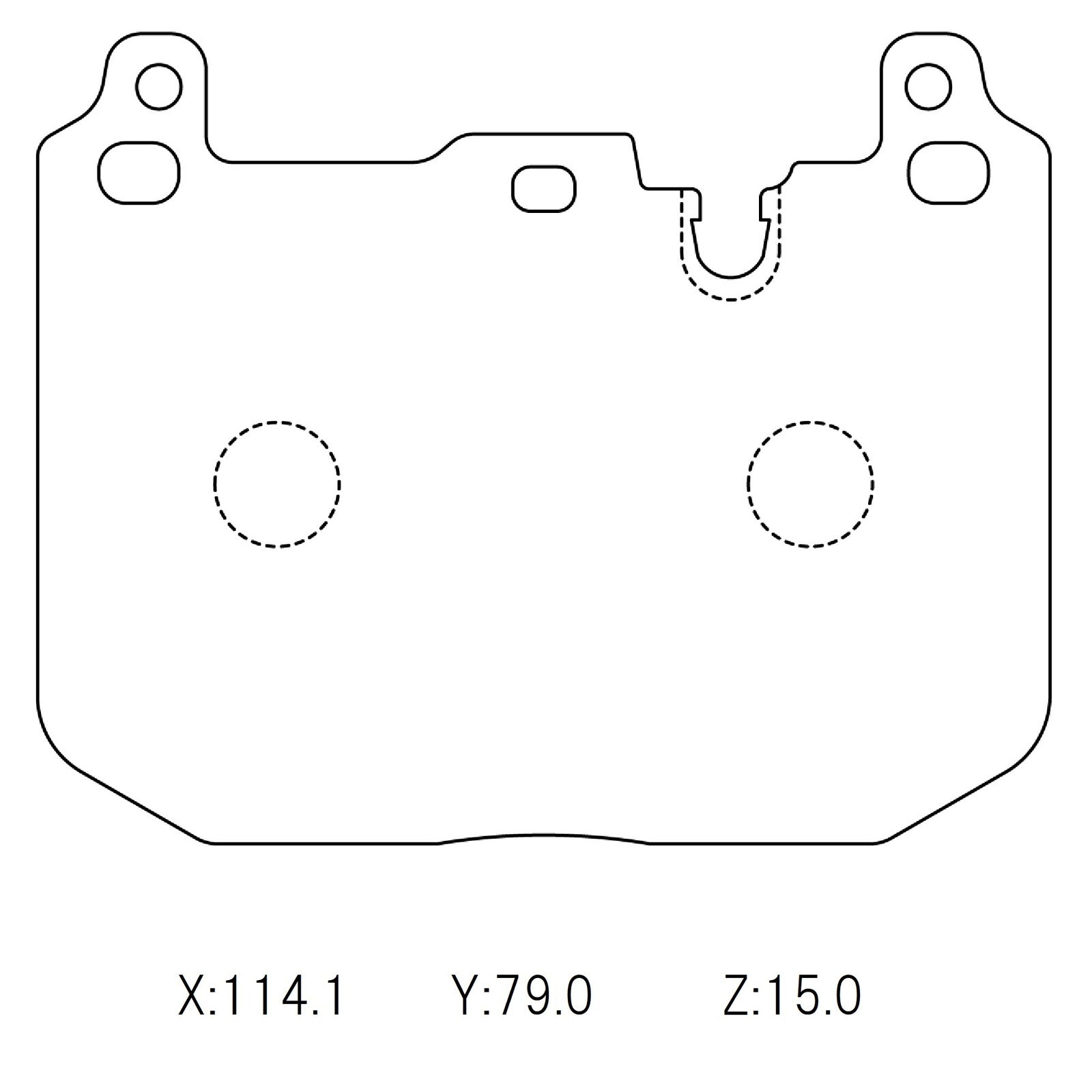 WinmaX W1 Street Performance Brake Pads MINI F56 (Brembo) FRONT