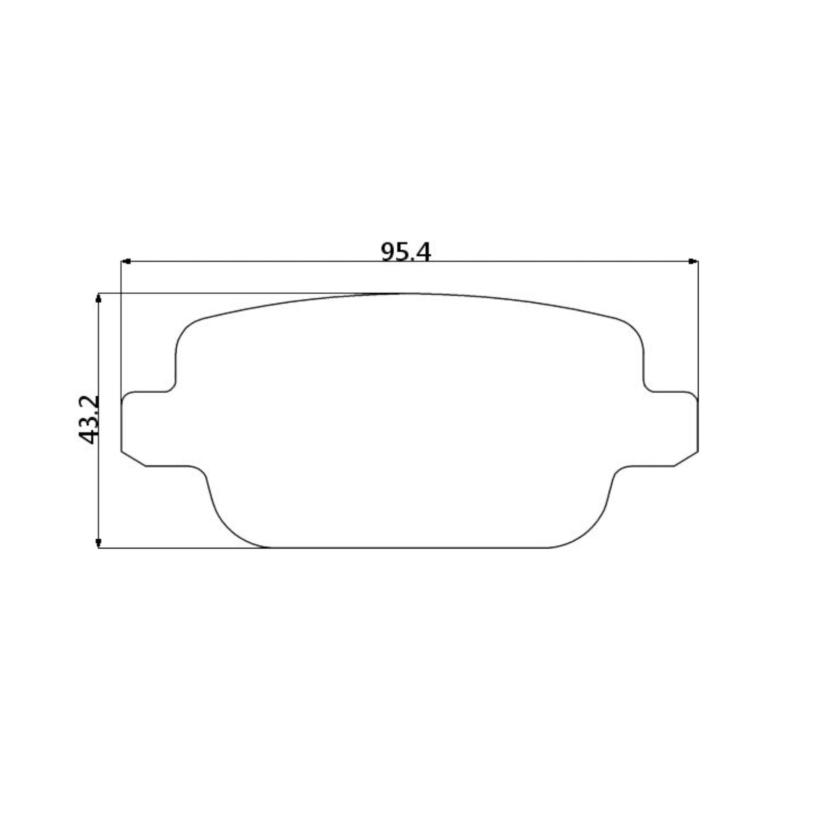 WinmaX WP2 4x4 Heavy Duty Brake Pads Volvo XC60/XC90/ Ford Kuga/Focus