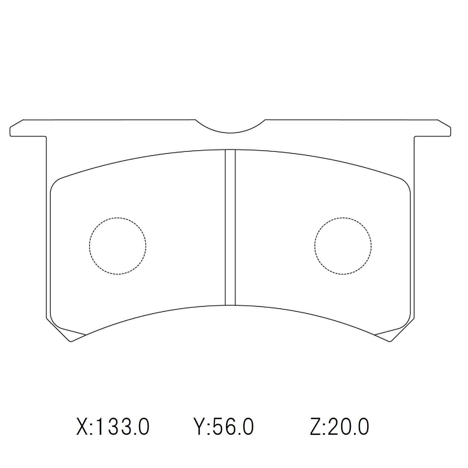WinmaX W1 Street Performance Brake Pads AP 4 piston CP8350