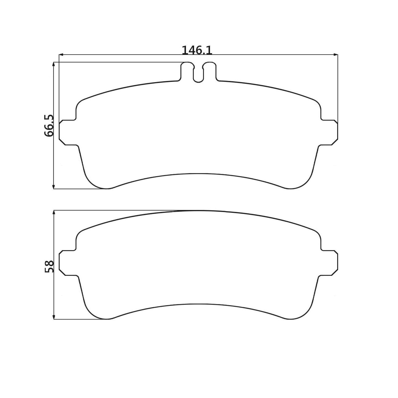 WinmaX W1 Street Performance Brake Pads Mercedes C63S W205