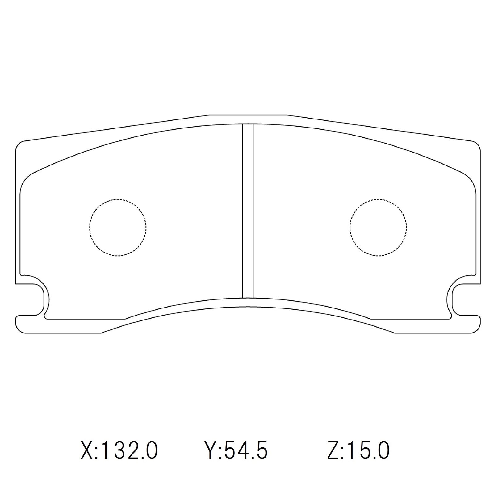WinmaX W1 Performance Street Brake Pads Peugeot/Jaguar Alcon front pad