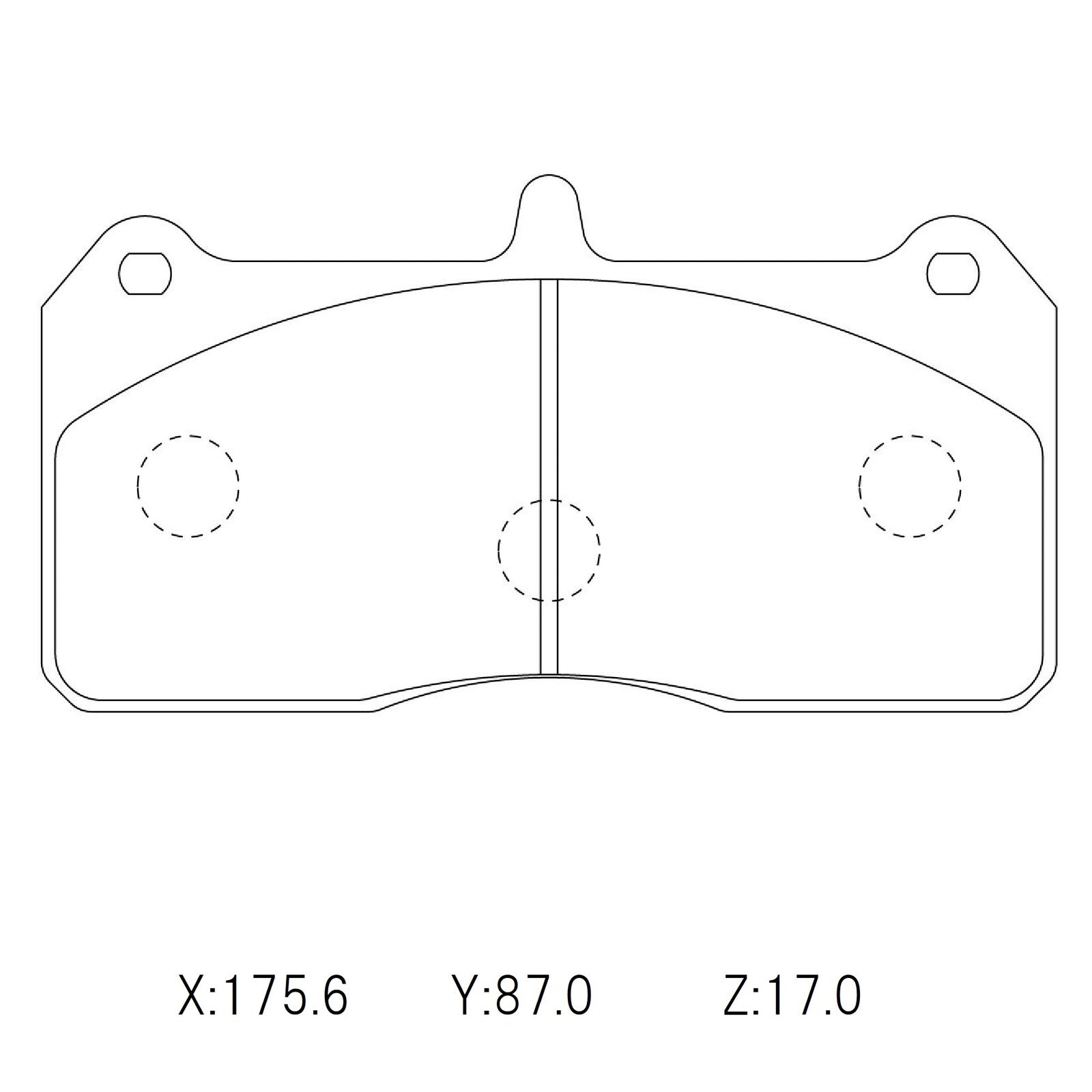 WinmaX W1 Street Performance Brake Pads Holden HSV VE GTS 6pot AP Front