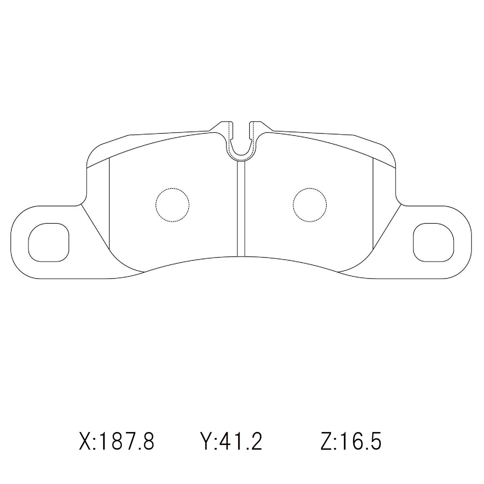 WinmaX W3 Performance Trackday Brake Pads Porsche Boxster Spyder (981) / 718 Cayman GTS