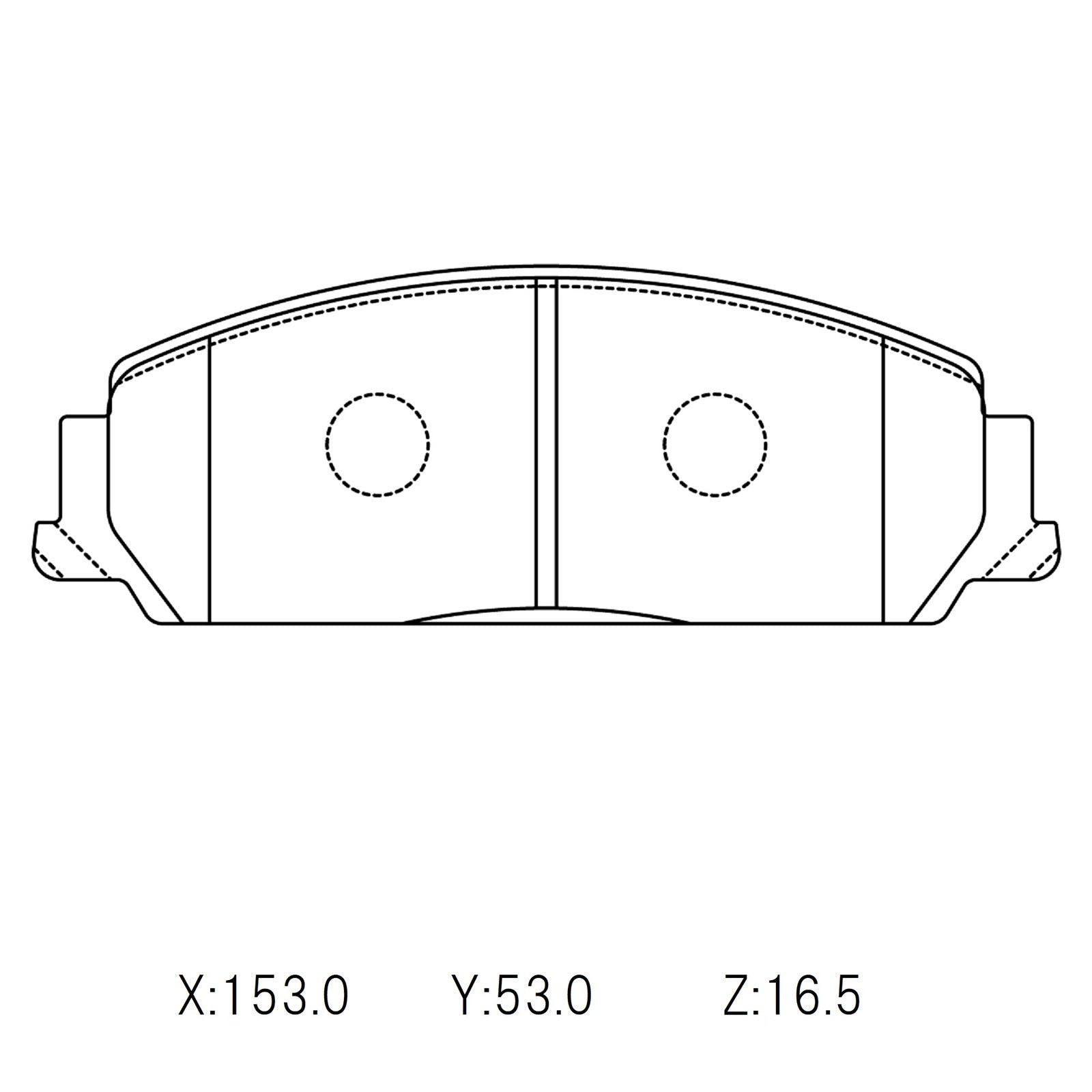 WinmaX W1 Street Performance Brake Pads Holden VE Commodore