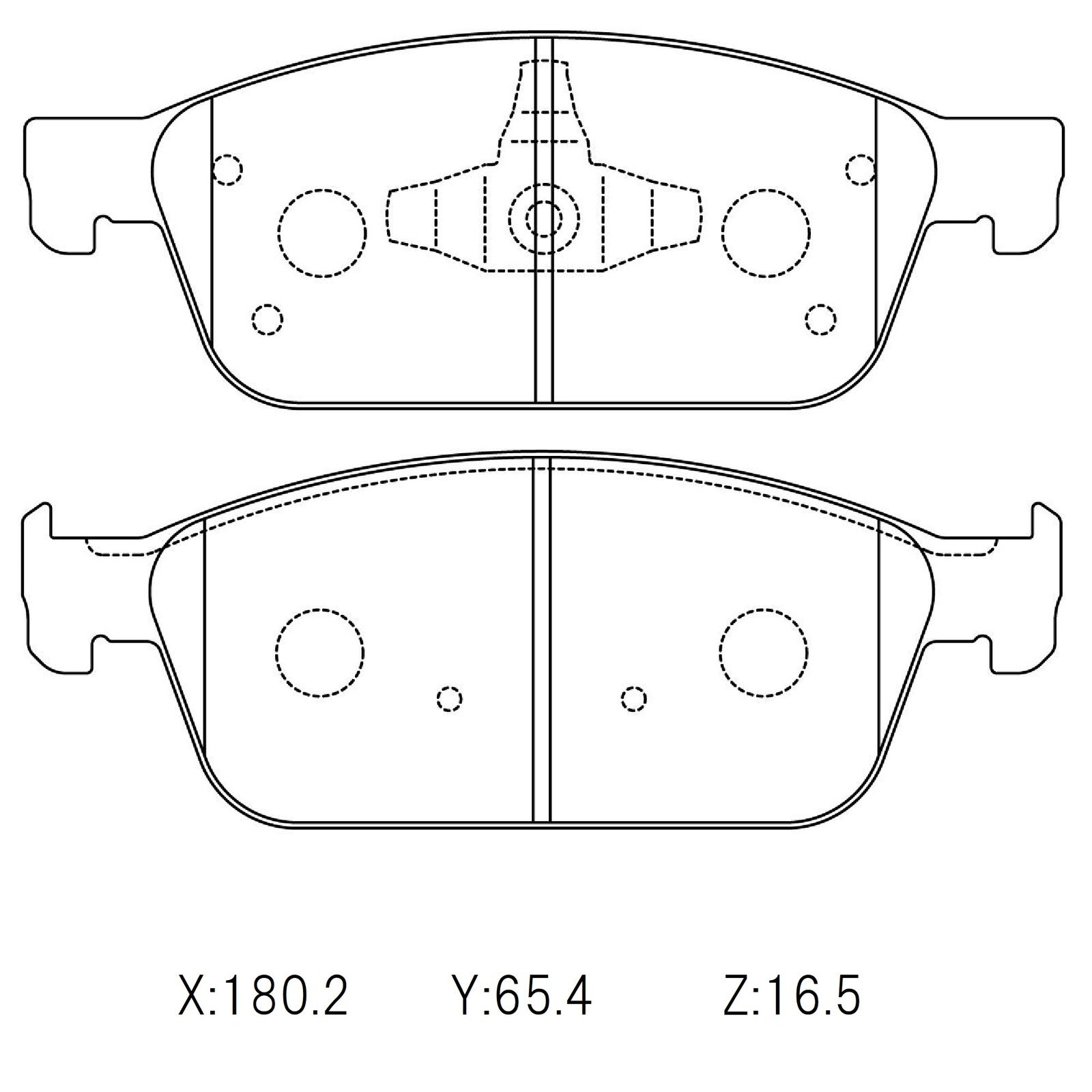 WinmaX W1 Street Performance Brake Pads Ford Focus ST