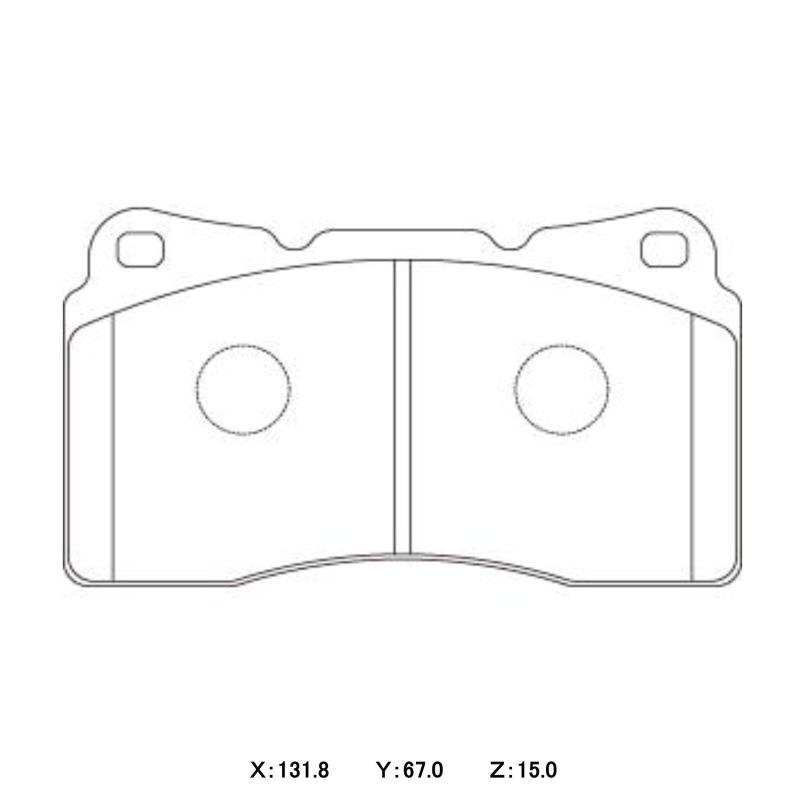 WinmaX W1 Street Performance Brake Pads Kia Stinger Brembo
