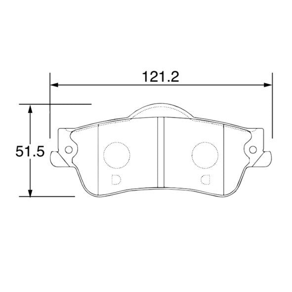 WinmaX W1 Street Performance Brake Pads Holden VE Commodore