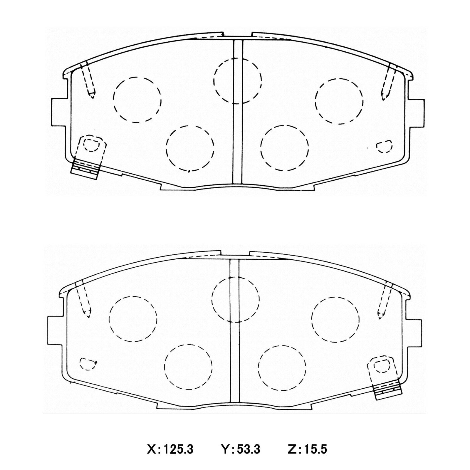 WinmaX W7 Race Brake Pads Toyota Supra MA70