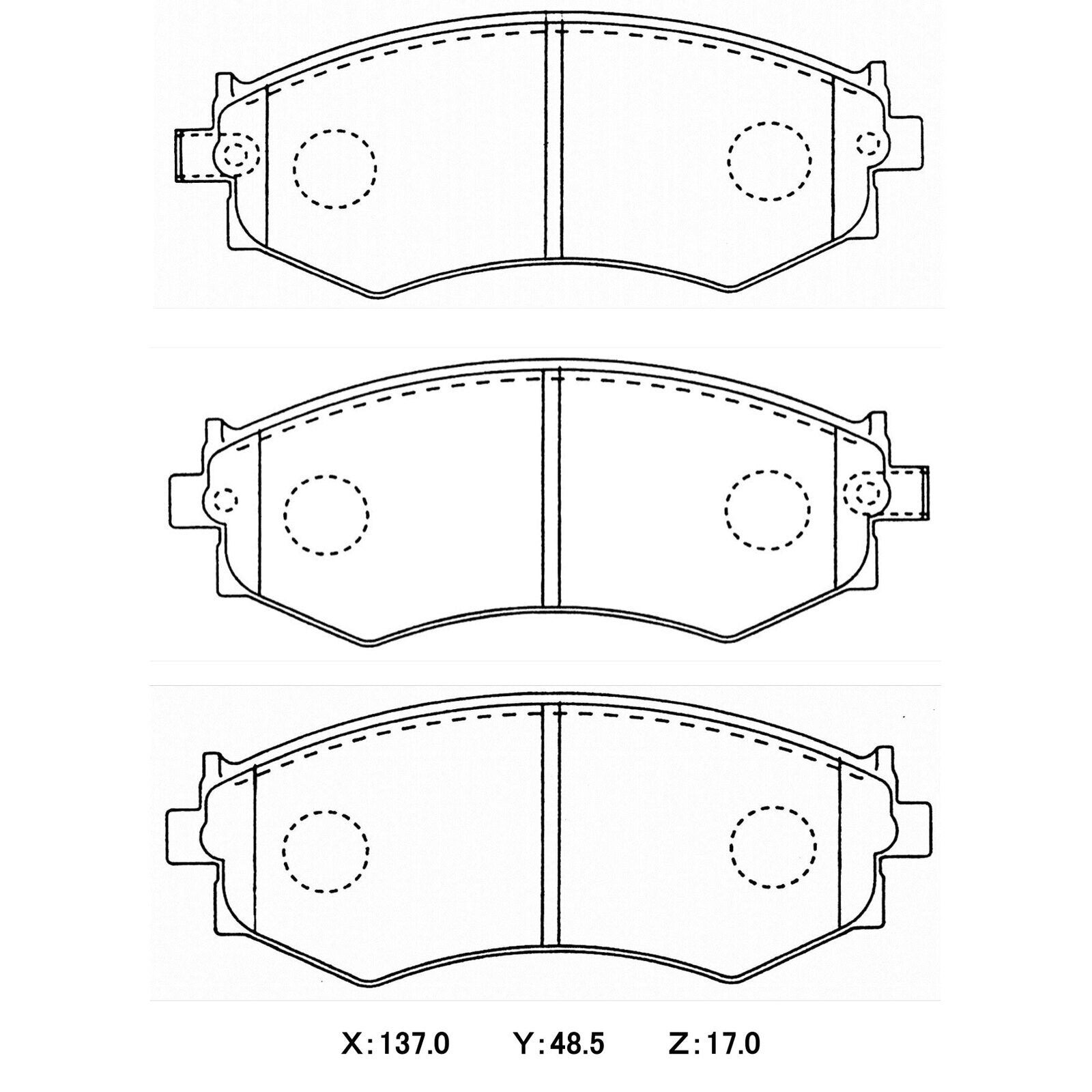WinmaX W6.5 Race Brake Pads Hyundai Lantra (Excel uprade)