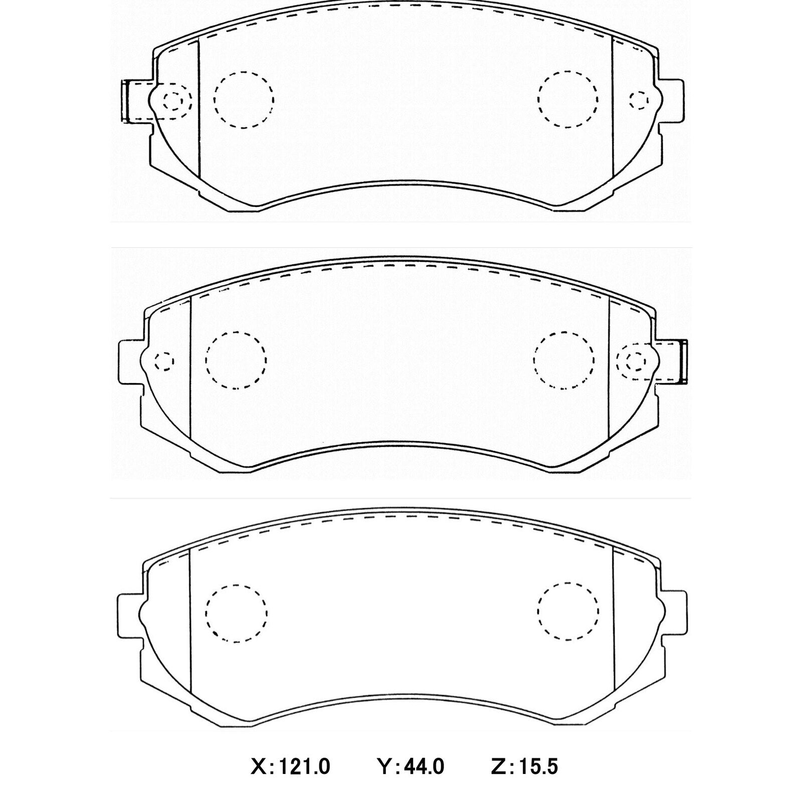 WinmaX WP2 4x4 Heavy Duty Brake Pads Nissan Patrol (Y61, GU) REAR, Nissan Pulsar N14 1.8 FRONT