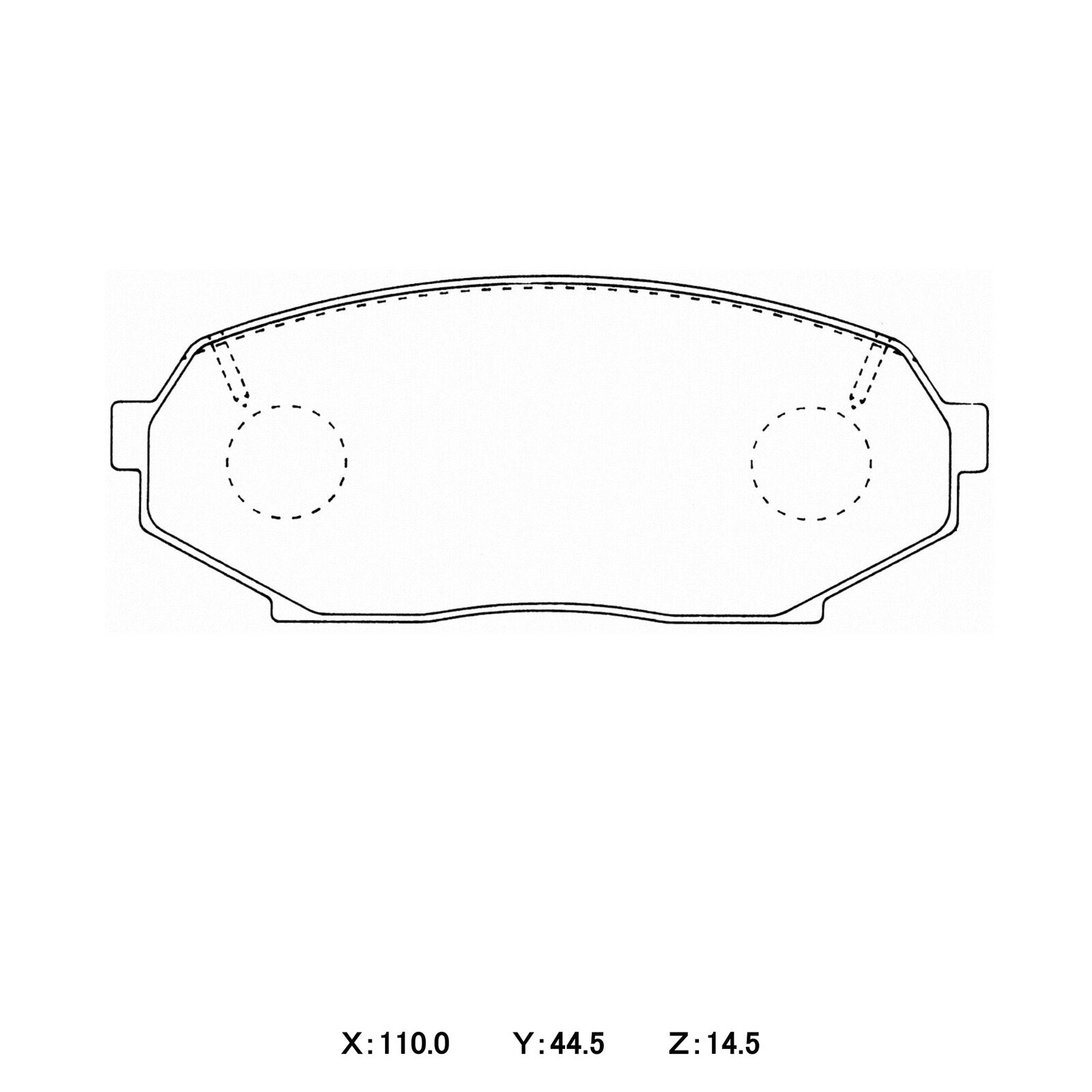 WinmaX W1 Street Performance Brake Pads MAZDA MX5 (NA6)
