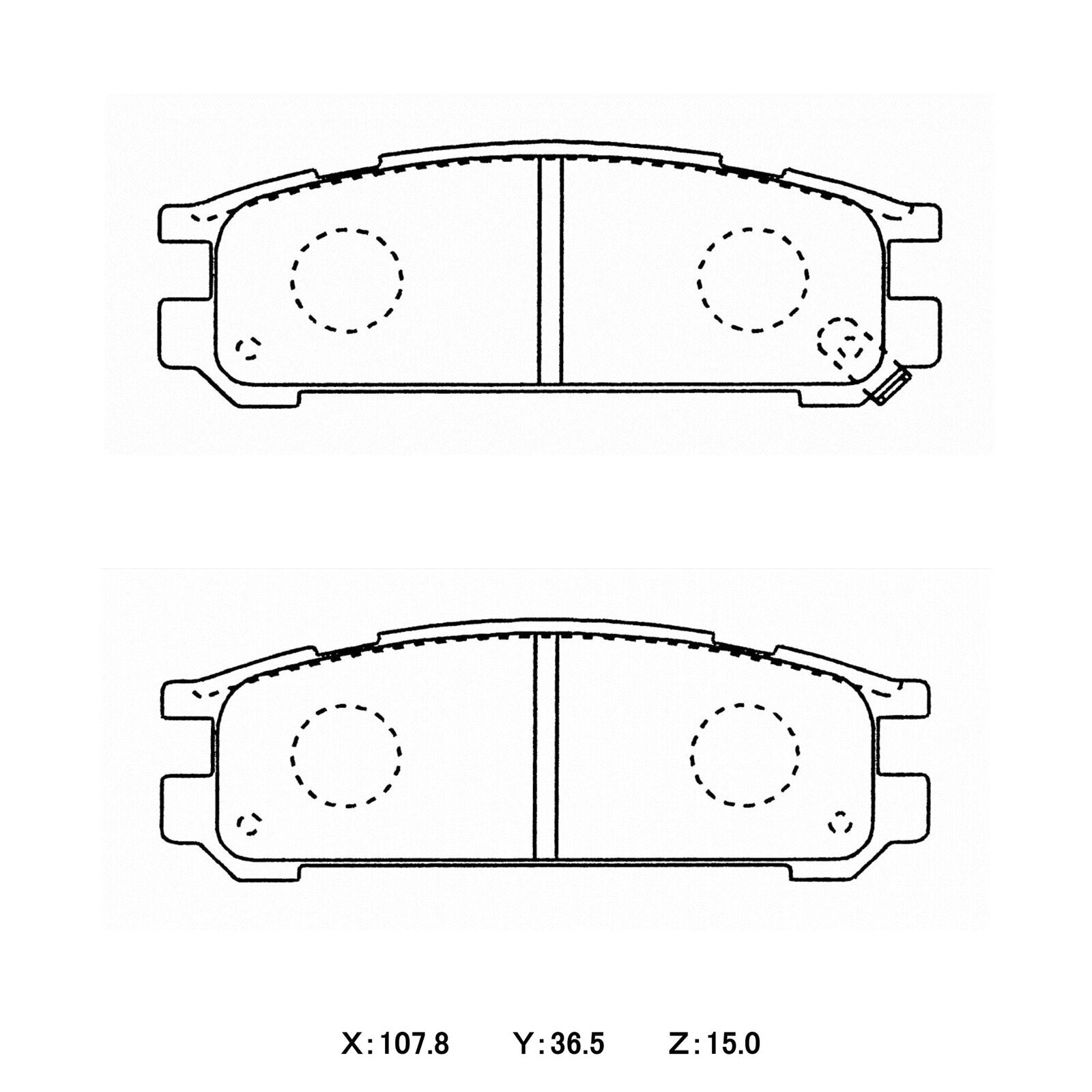 WinmaX W7 Race Brake Pads Subaru Impreza / WRX / Liberty / Outback / SVX