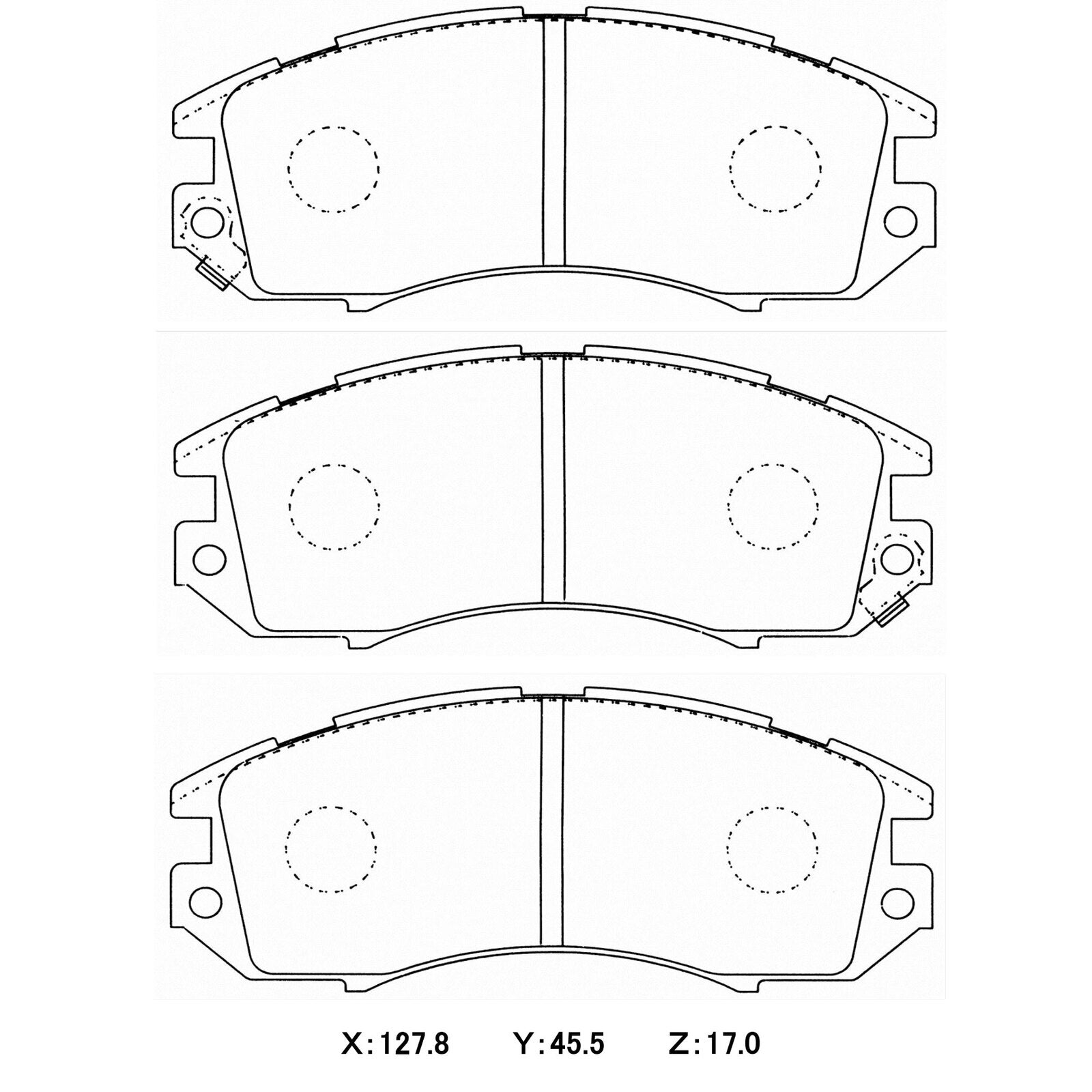 WinmaX W3 Performance Trackday Brake Pads Subaru Impreza / WRX / Liberty