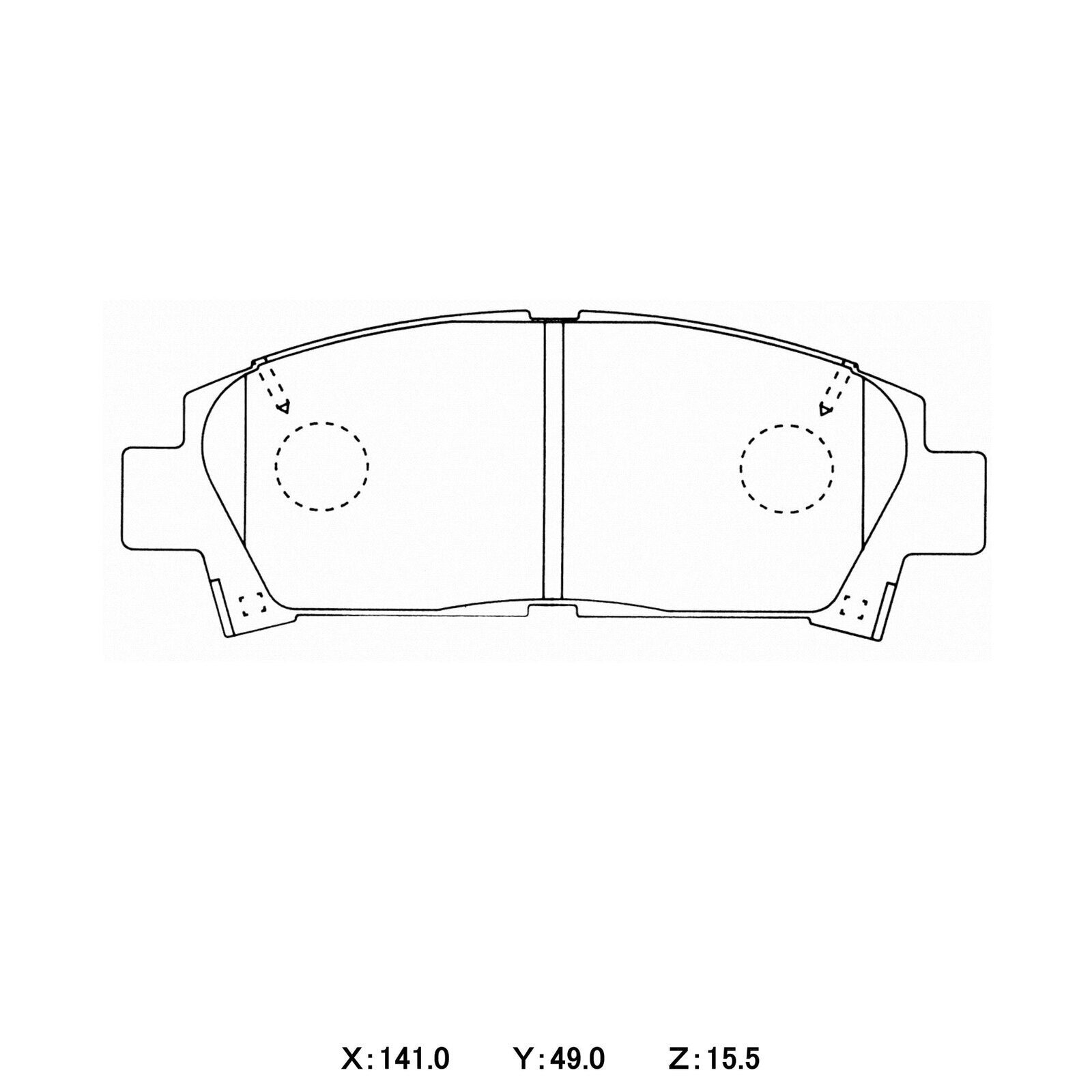 WinmaX W7 Race Brake Pads Toyota MR2 / Celica / Corolla