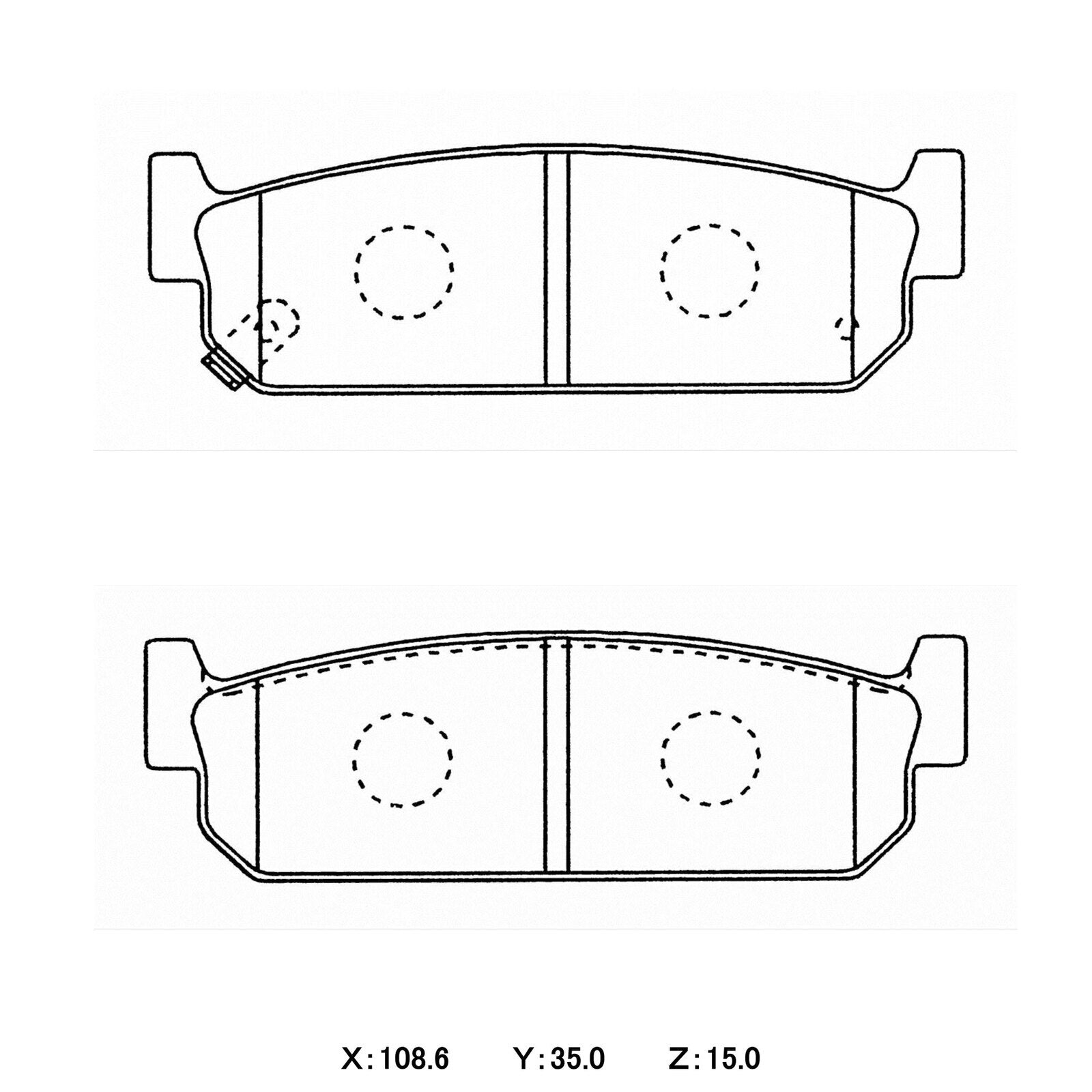 WinmaX W1 Street Performance Brake Pads Nissan Stagea WC34 RB25DET