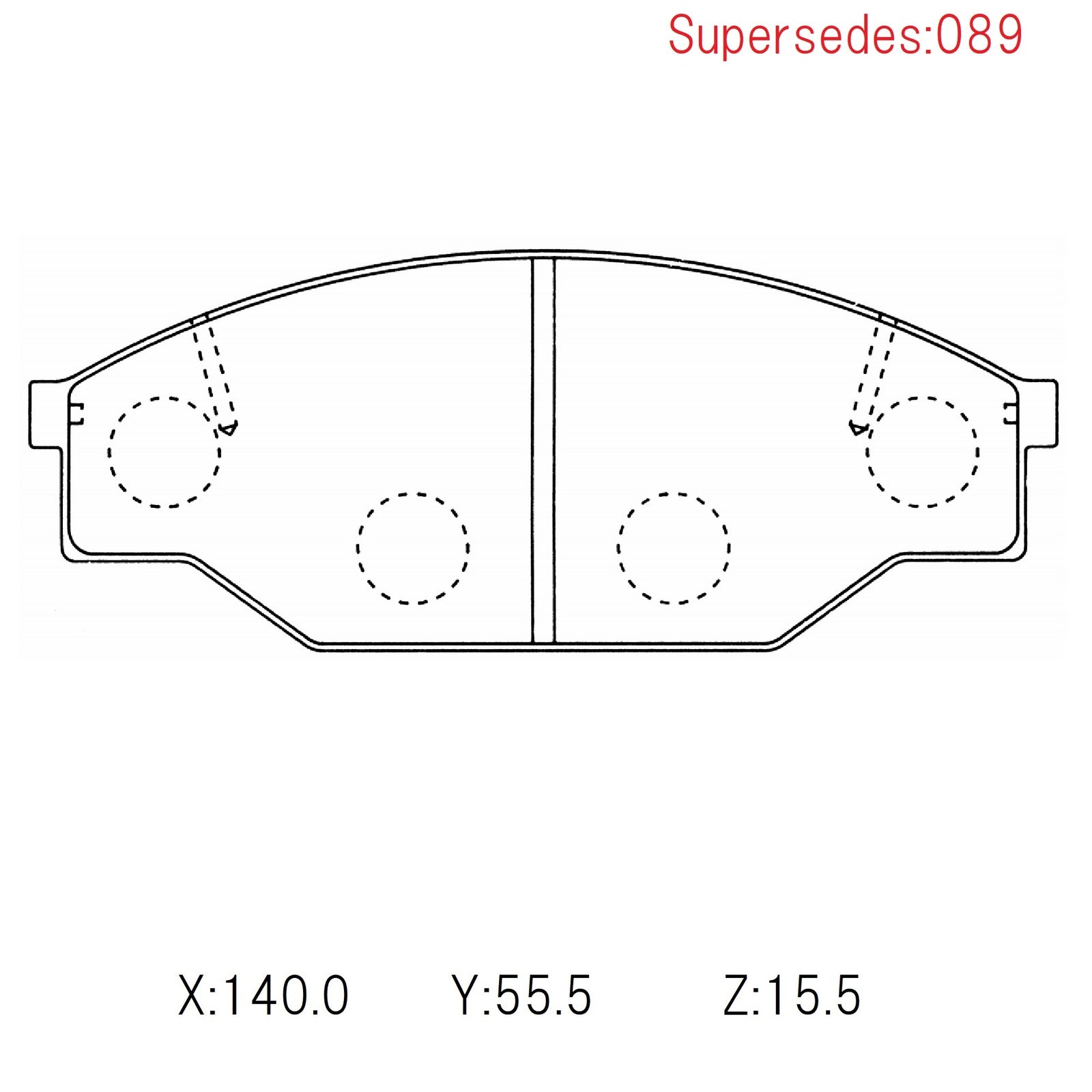 WinmaX WP2 4x4 Heavy Duty Brake Pads Toyota Hiace / Hilux (DB318)