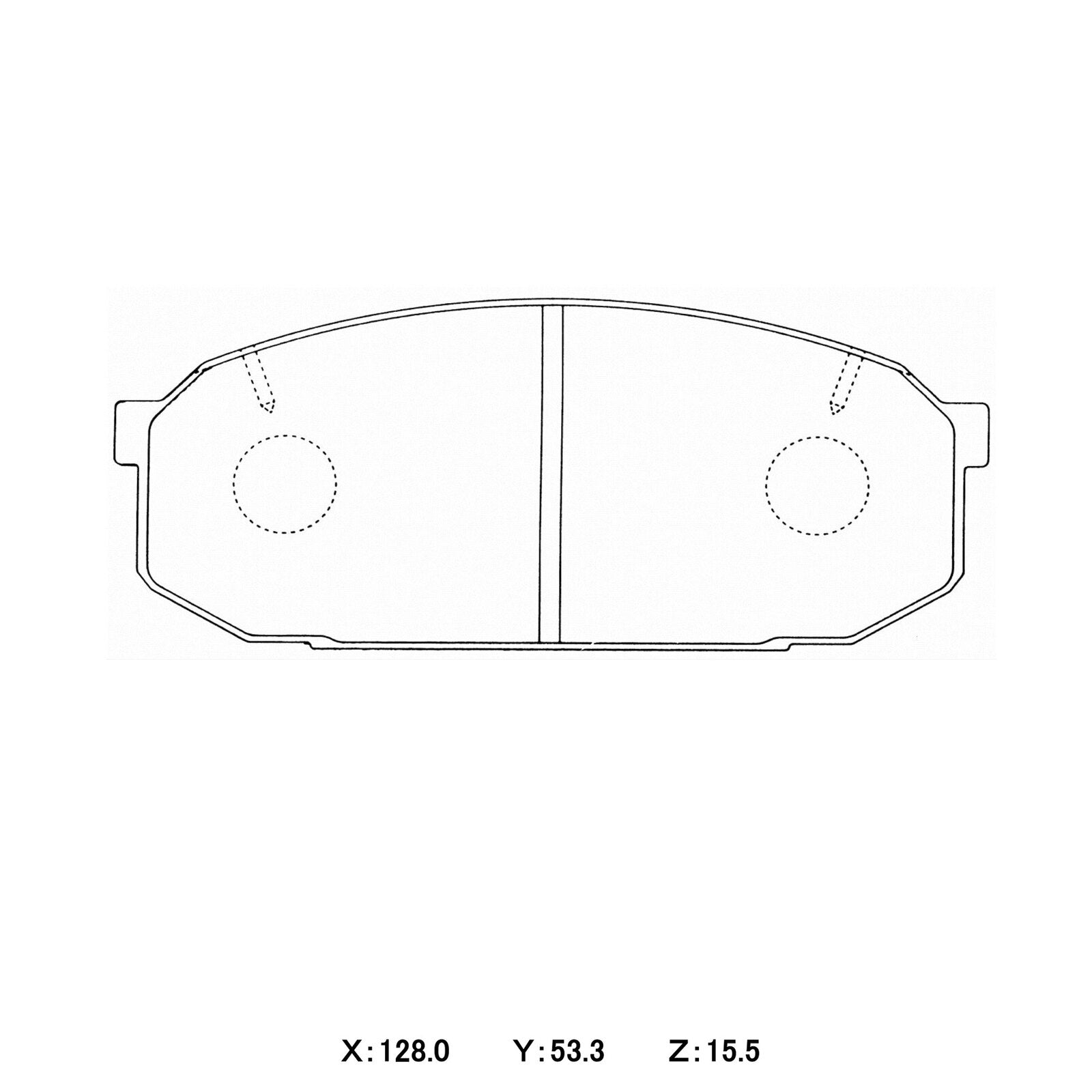 WinmaX W6.5 Race Brake Pads Mazda GTX Familia
