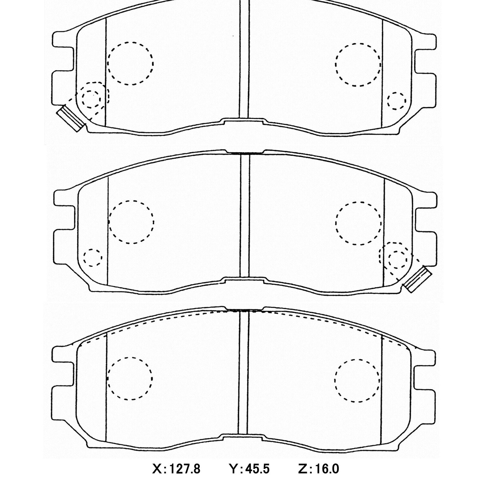 WinmaX W5 Performance Trackday Brake Pads Mitsubishi Mirage / Proton Satria