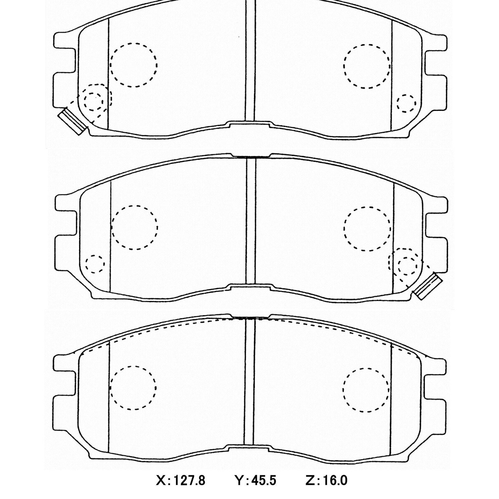 WinmaX W6.5 Race Brake Pads Mitsubishi Mirage / Proton Satria
