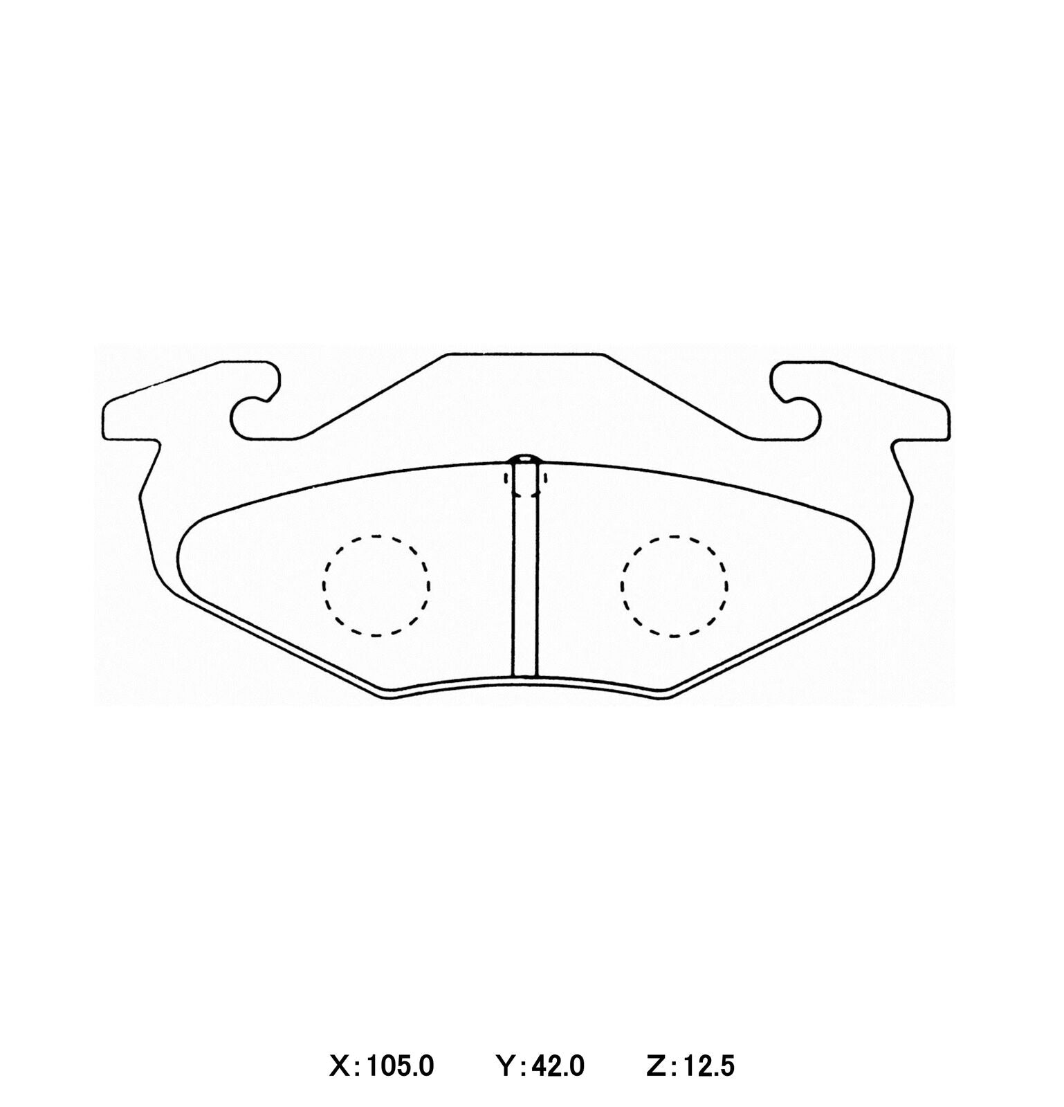 WinmaX W3 Performance Trackday Brake Pads Suzuki Alto/Cappuccino Rear