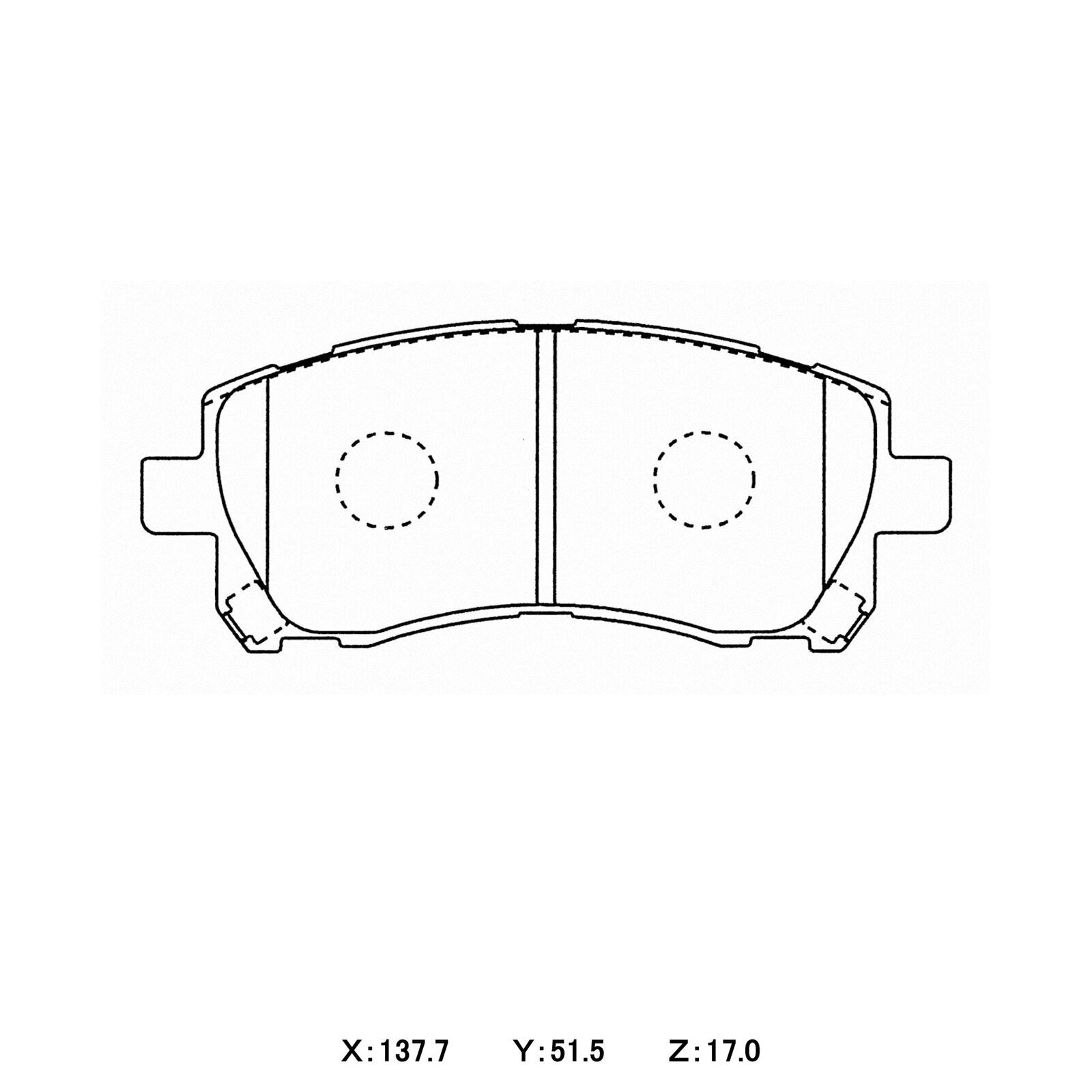 WinmaX W7 Race Brake Pads Subaru Impreza / WRX / Forester / Outback