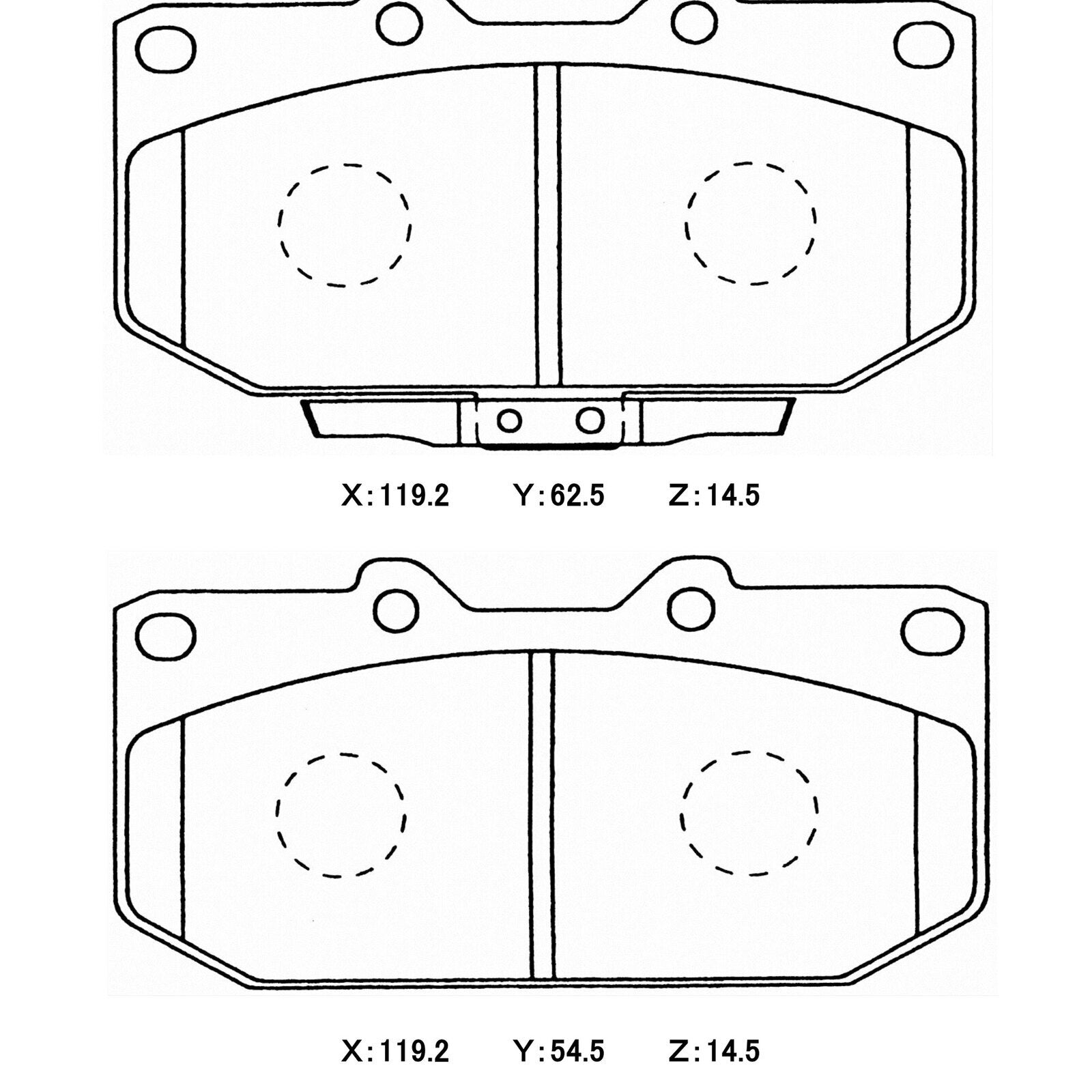 WinmaX W7 Race Brake Pads Sumitomo 4pot / WRX / 200SX / Skyline