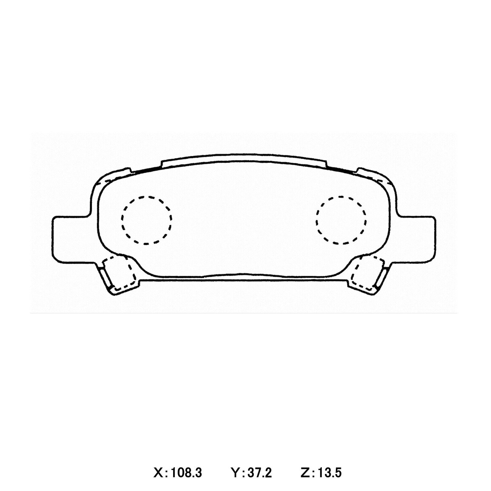 WinmaX W5 Performance Trackday Brake Pads Subaru Impreza / Forester II / Legacy / Outback