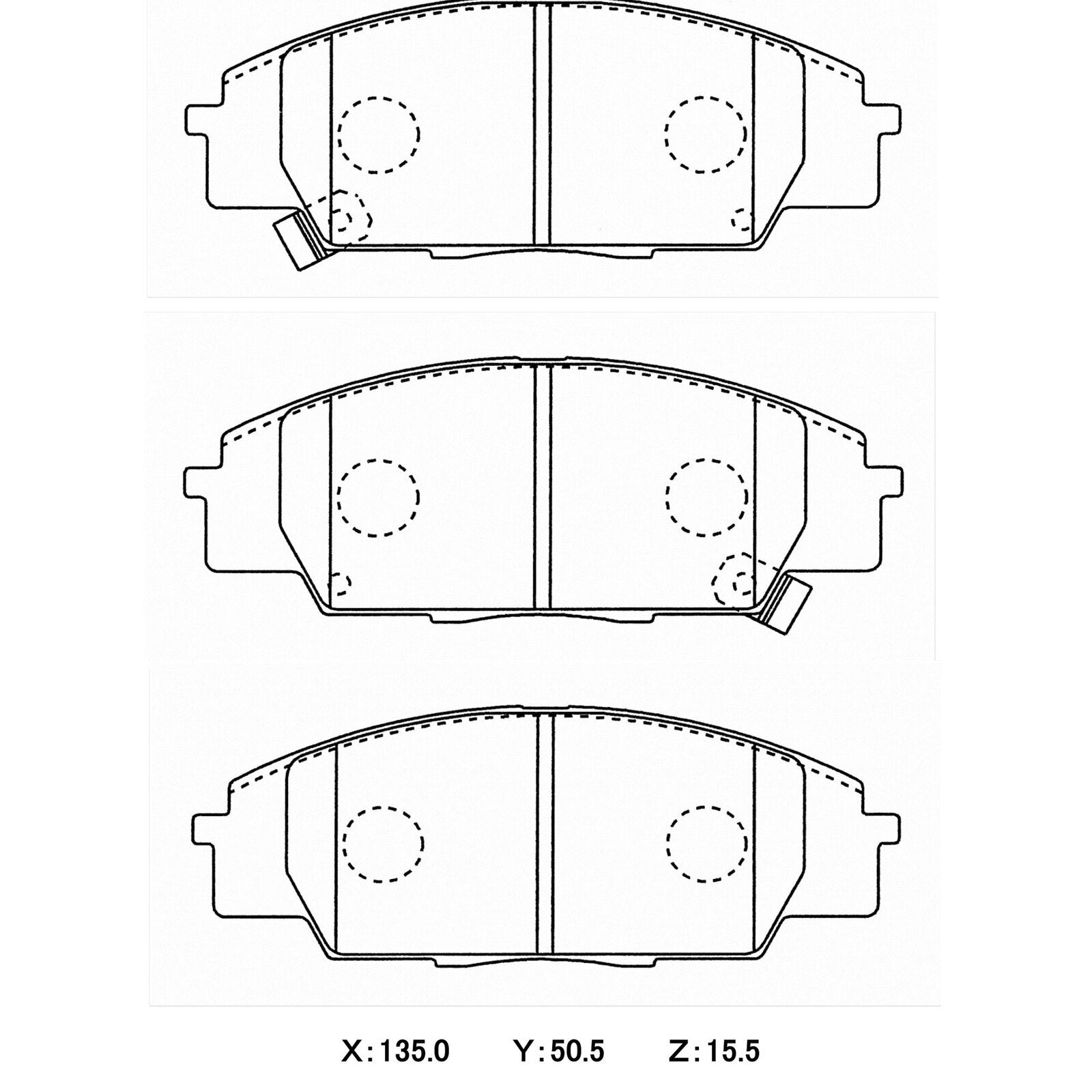 WinmaX W7 Race Brake Pads Honda S2000 / Integra / Civic