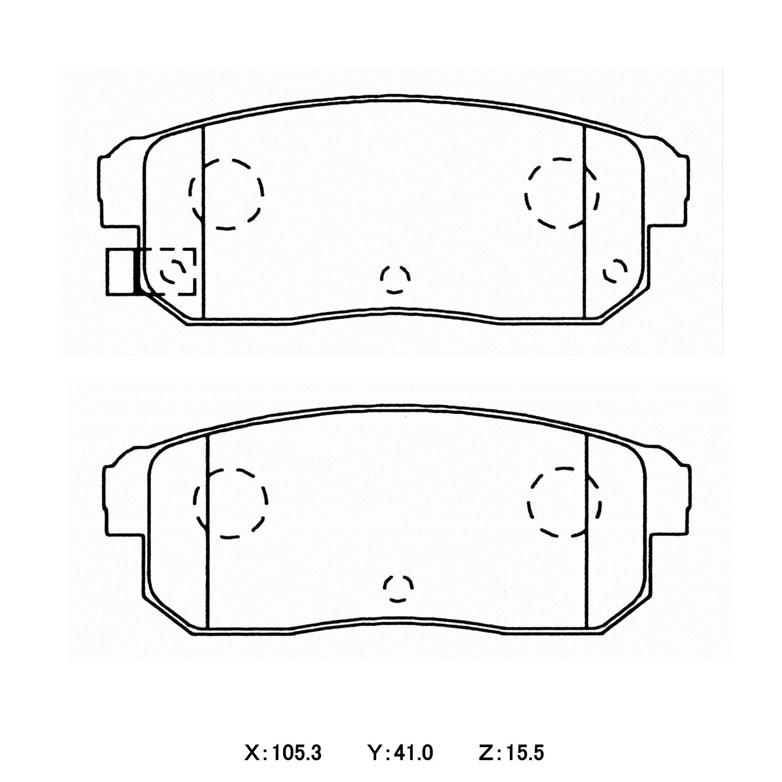 WinmaX W1 Street Performance Brake Pads Mazda RX8
