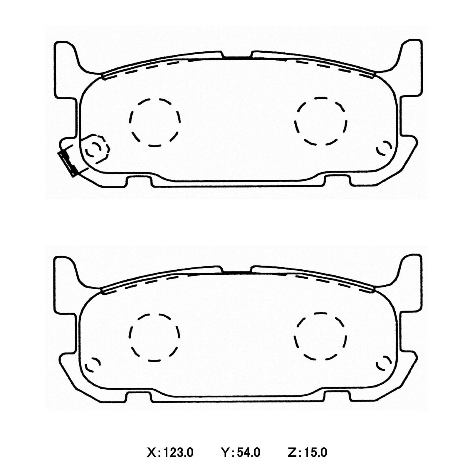 WinmaX W1 Street Performance Brake Pads Mazda MX5 NB8B