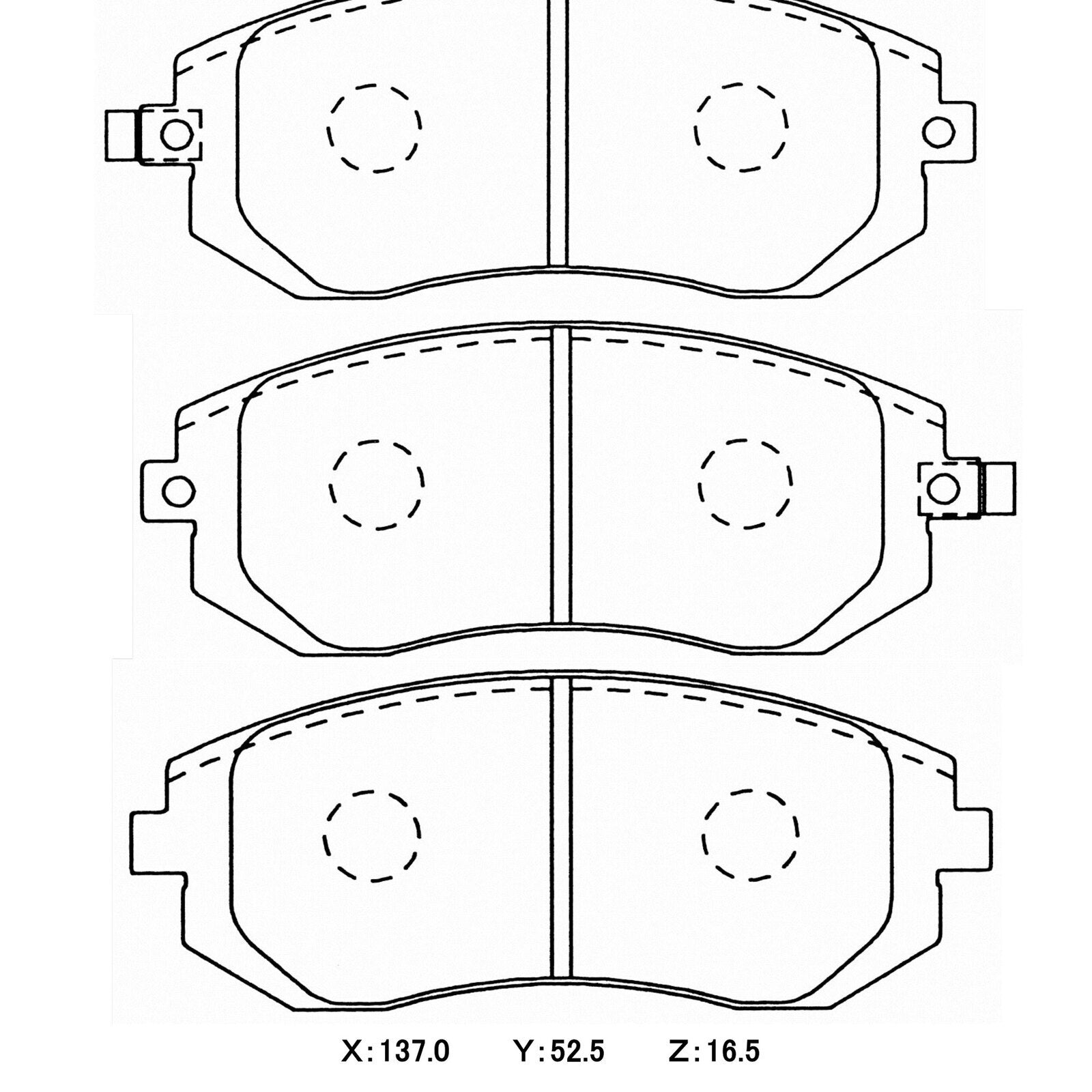 WinmaX W7 Race Brake Pads Subaru BRZ / WRX / Toyota 86