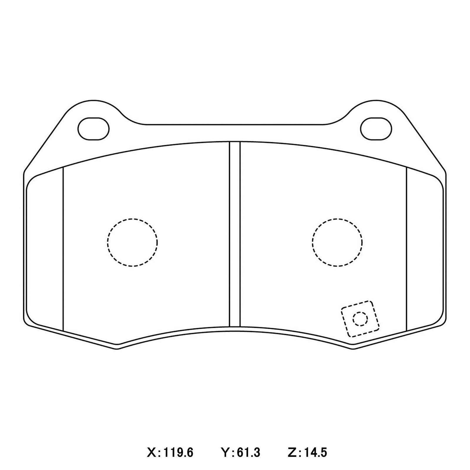 WinmaX W7 Race Brake Pads Nissan 350Z Track / Type R Honda Brembo