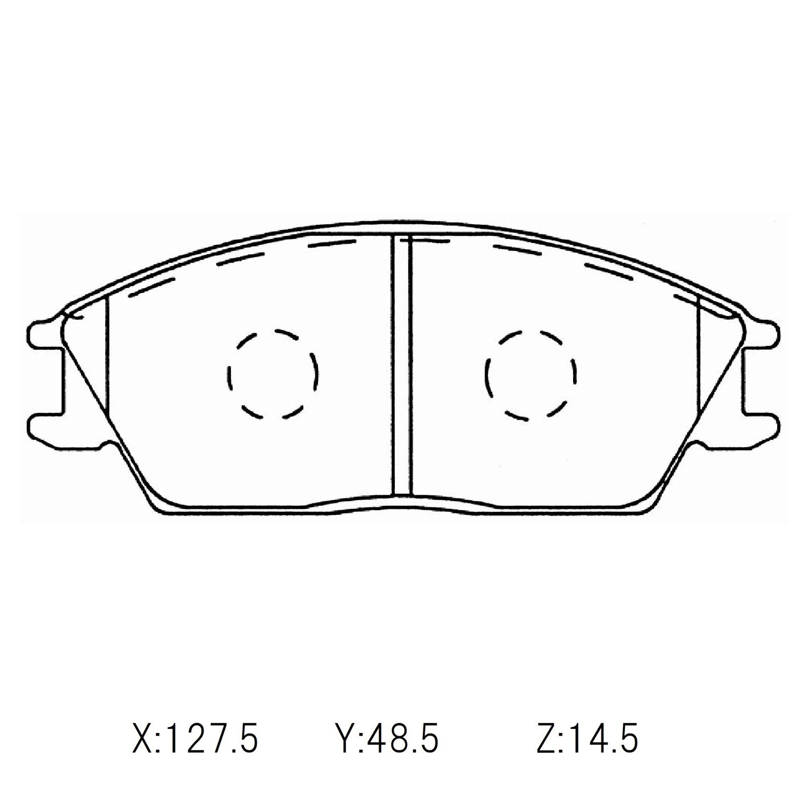 WinmaX W4 Performance Trackday Brake Pads Hyundai Excel X3