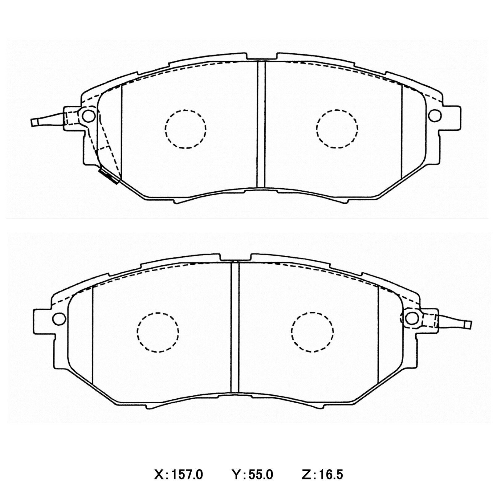 WinmaX W3 Performance Trackday Brake Pads Subaru Forester / Liberty / Legacy/ Outback