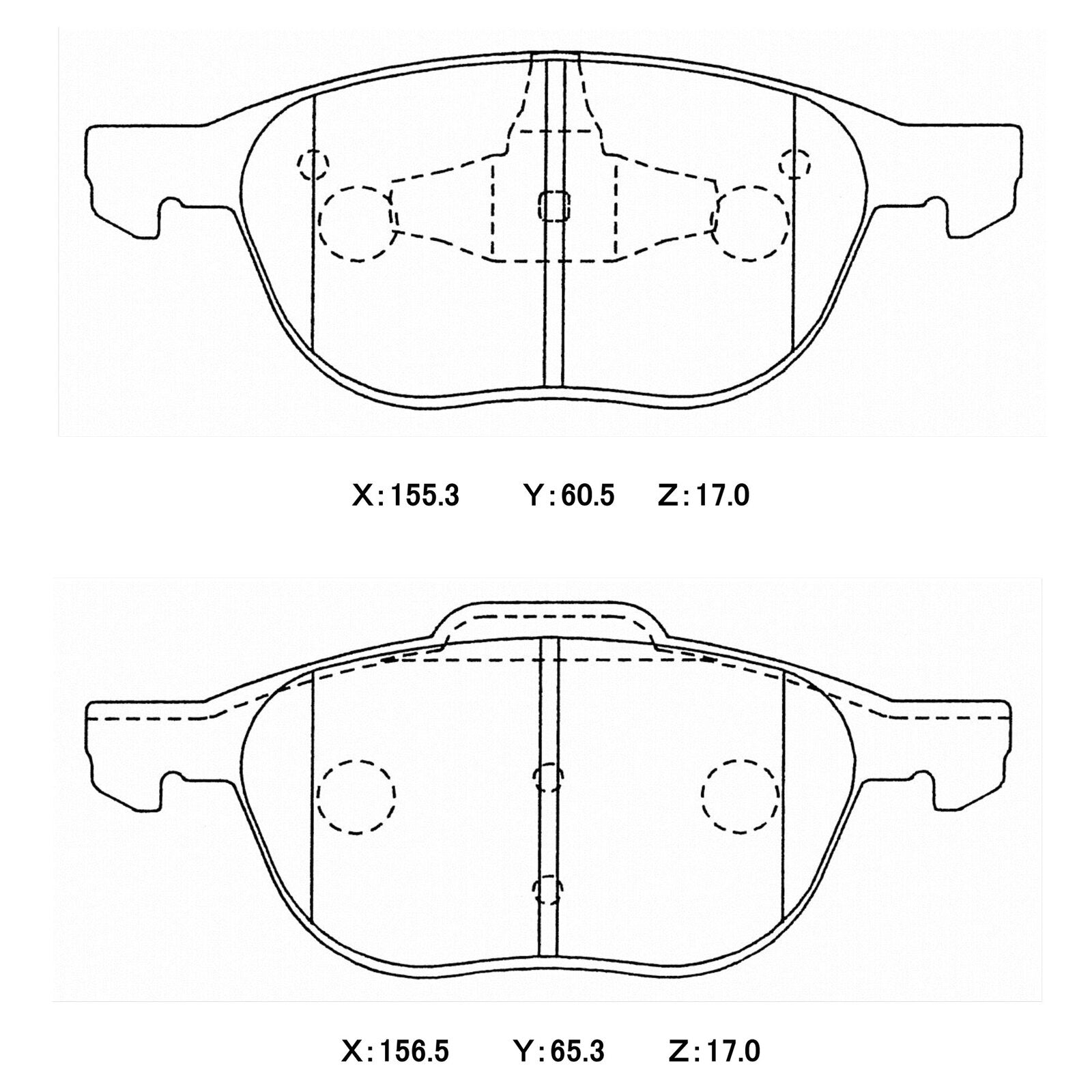 WinmaX W6.5 Race Brake Pads Mazda 3 04-13