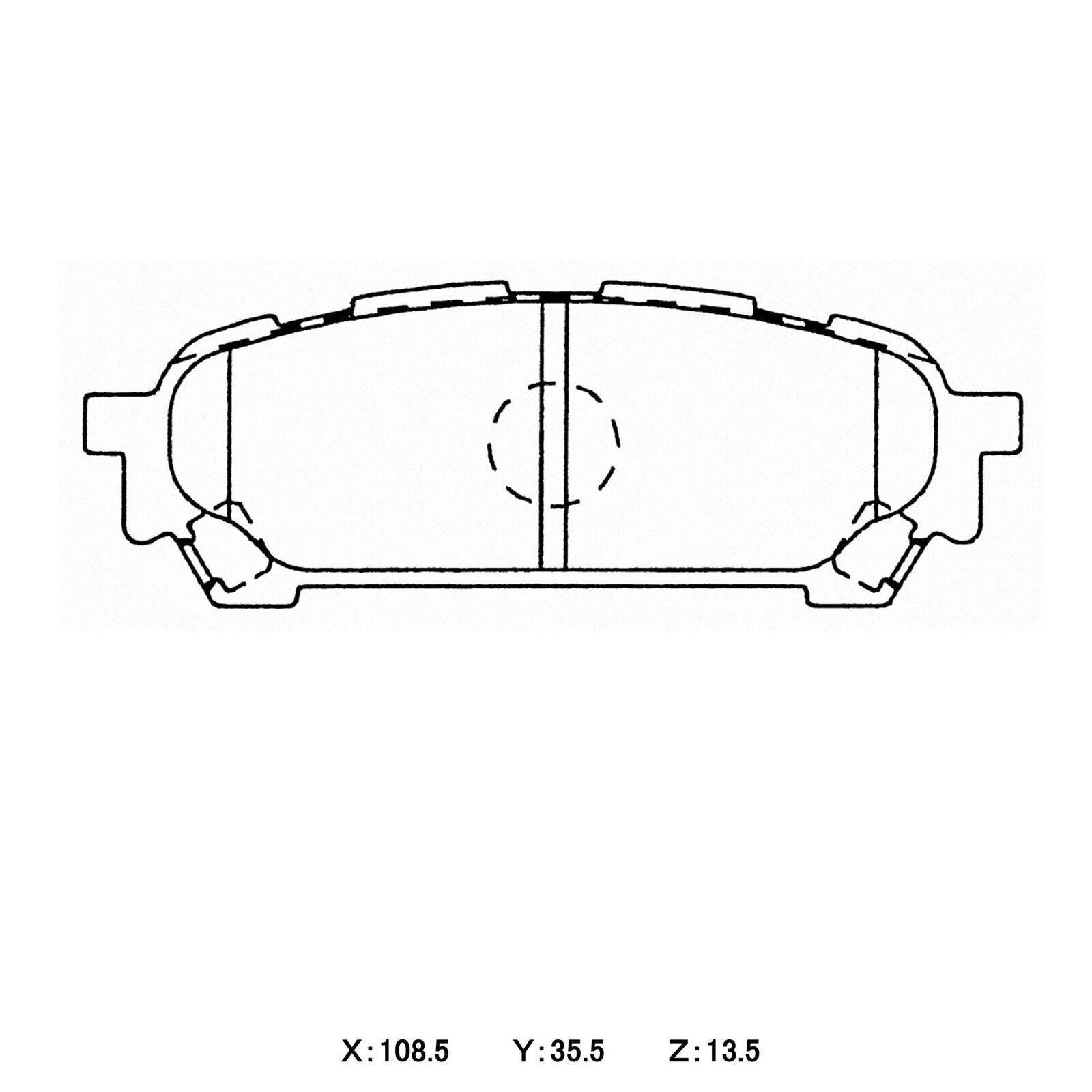 WinmaX W1 Street Performance Brake Pads Subaru Impreza AWD