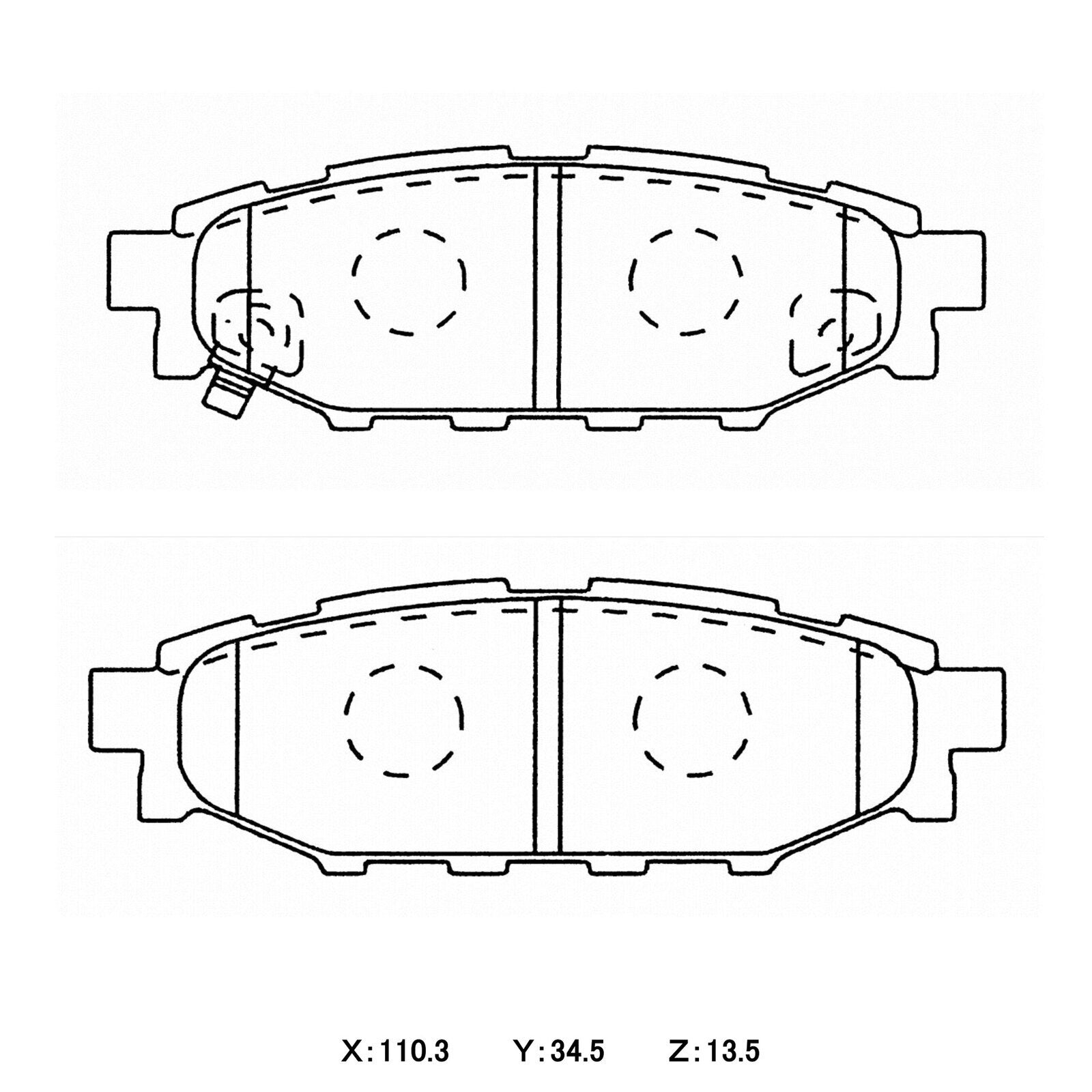 WinmaX W7 Race Brake Pads Toyota 86 GT / Subaru Impreza AWD / Forester X, XS, XT