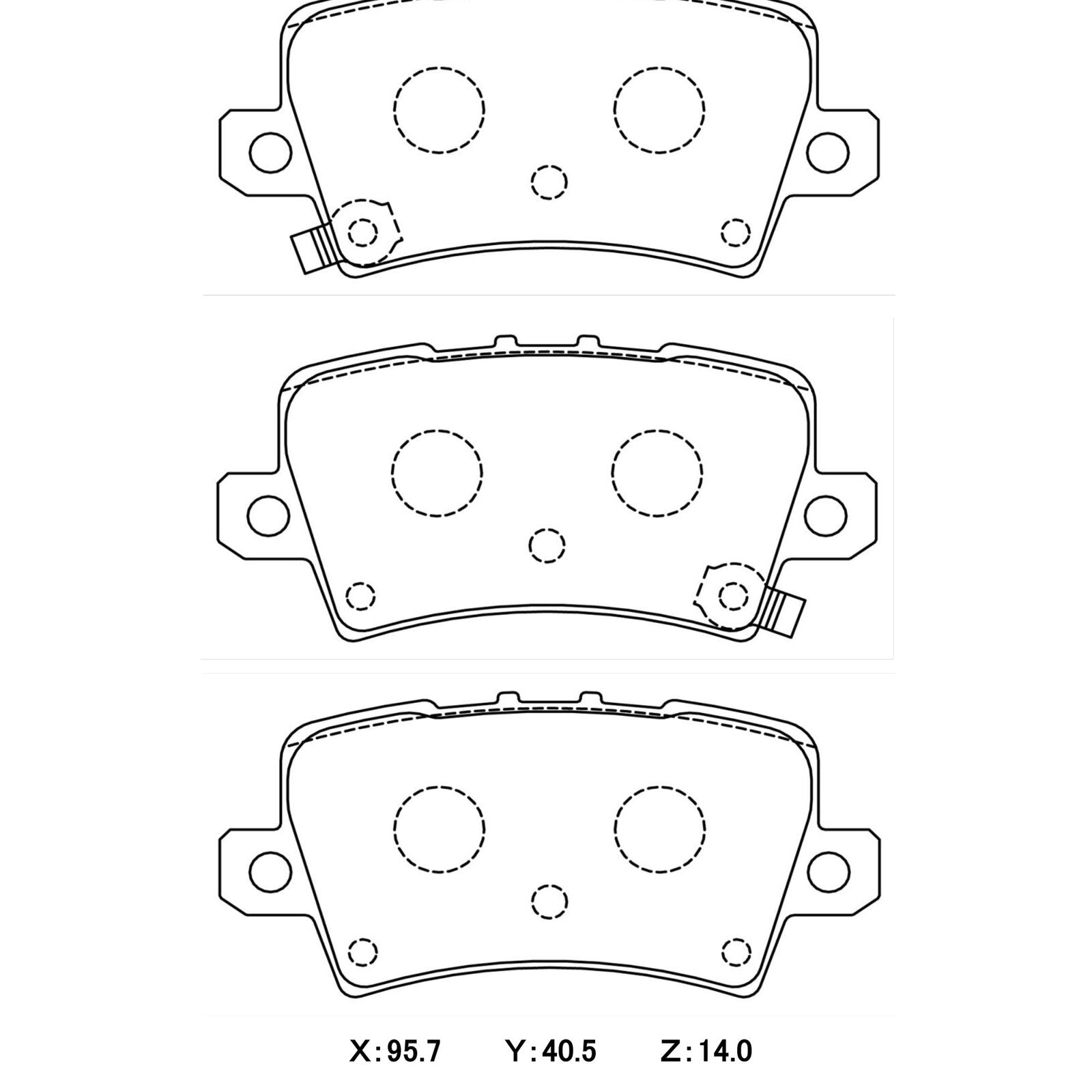 WinmaX W1 Street Performance Brake Pads Honda Civic TYPE