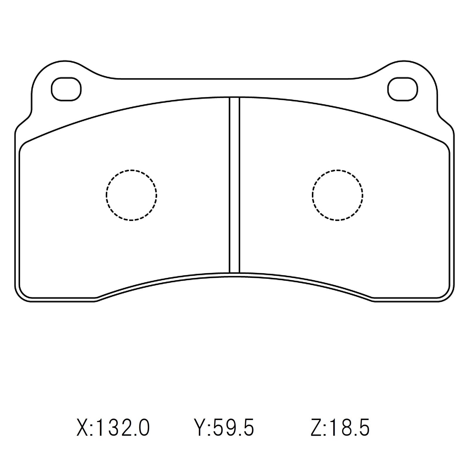 WinmaX W7 Race Brake Pads Nissan R35 GTR Brembo