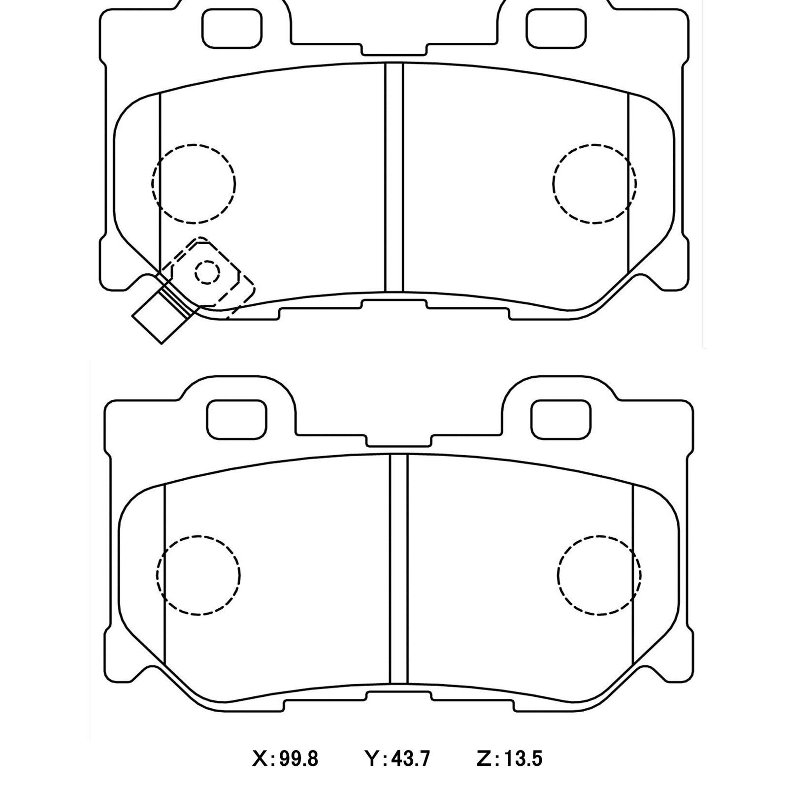 WinmaX W7 Race Brake Pads Nissan 370Z (Akebono)