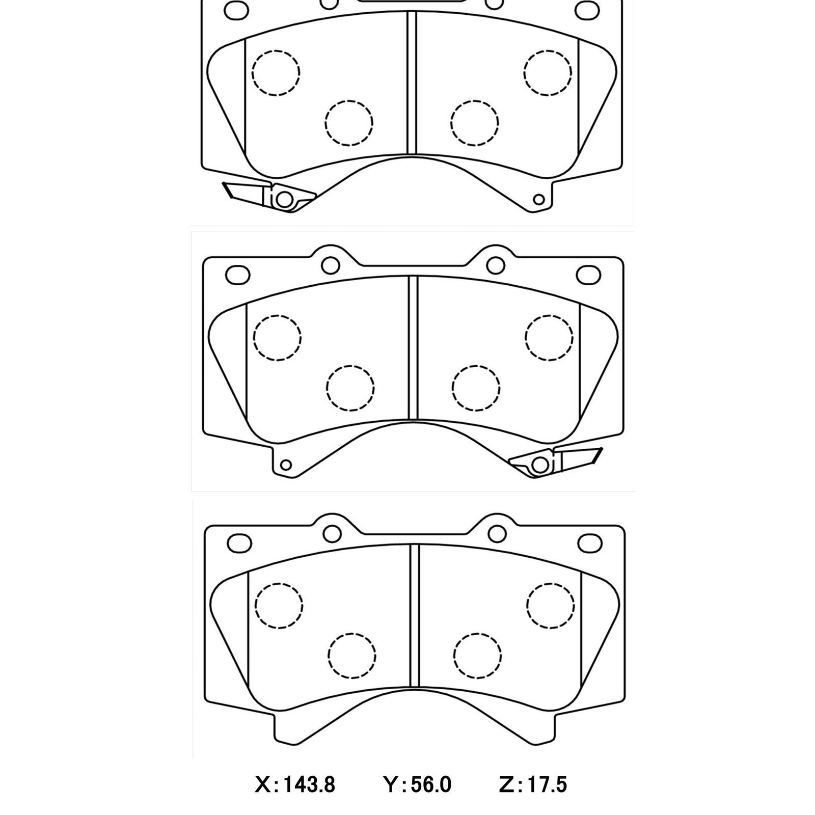 WinmaX WP2 4x4 Heavy Duty Brake Pads Toyota Landcruiser 200 Series